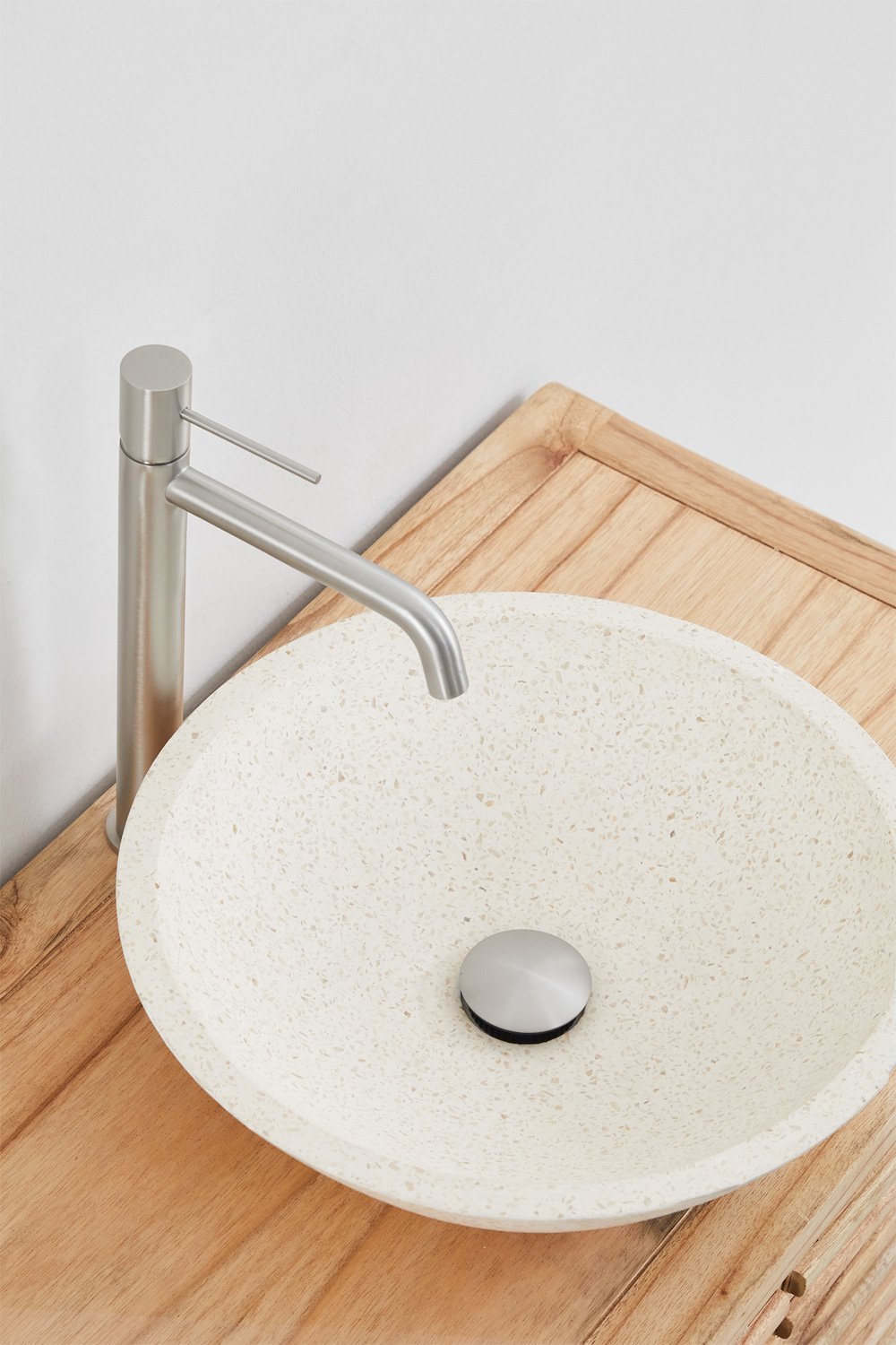 Set di mobili da bagno 90x45 cm in legno Deleyna, immagine della galleria 4