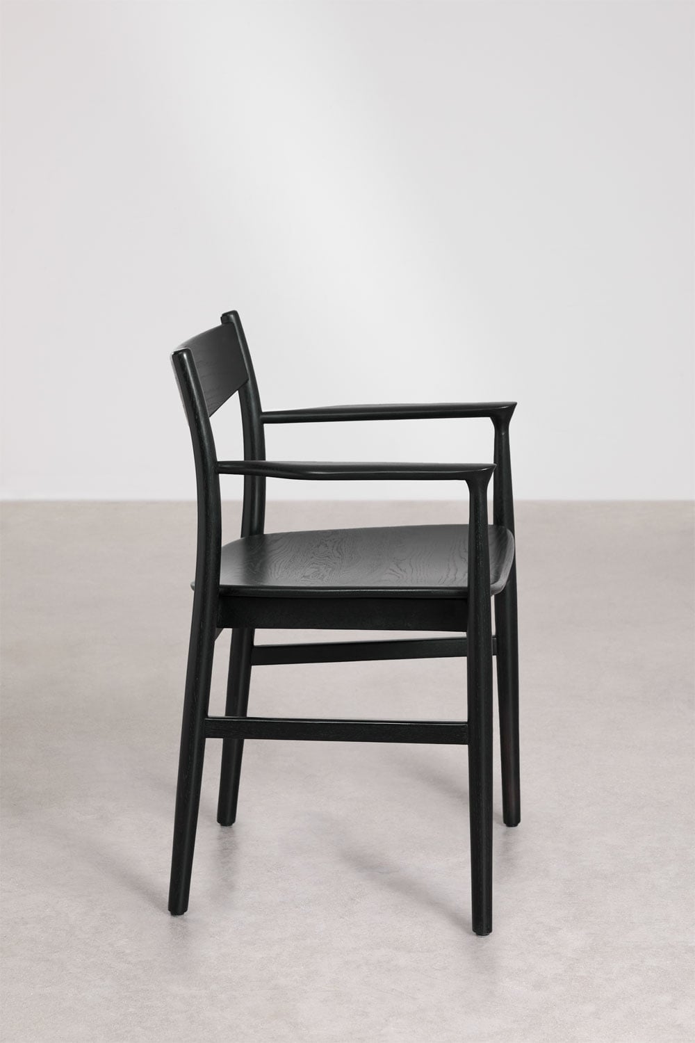 Pacco di 4 sedie da pranzo in legno di rovere Mireita, immagine della galleria 4