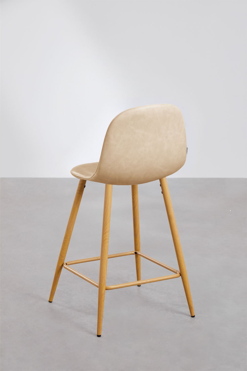 Confezione da 4 sgabelli alti in similpelle Glamm, immagine della galleria 3