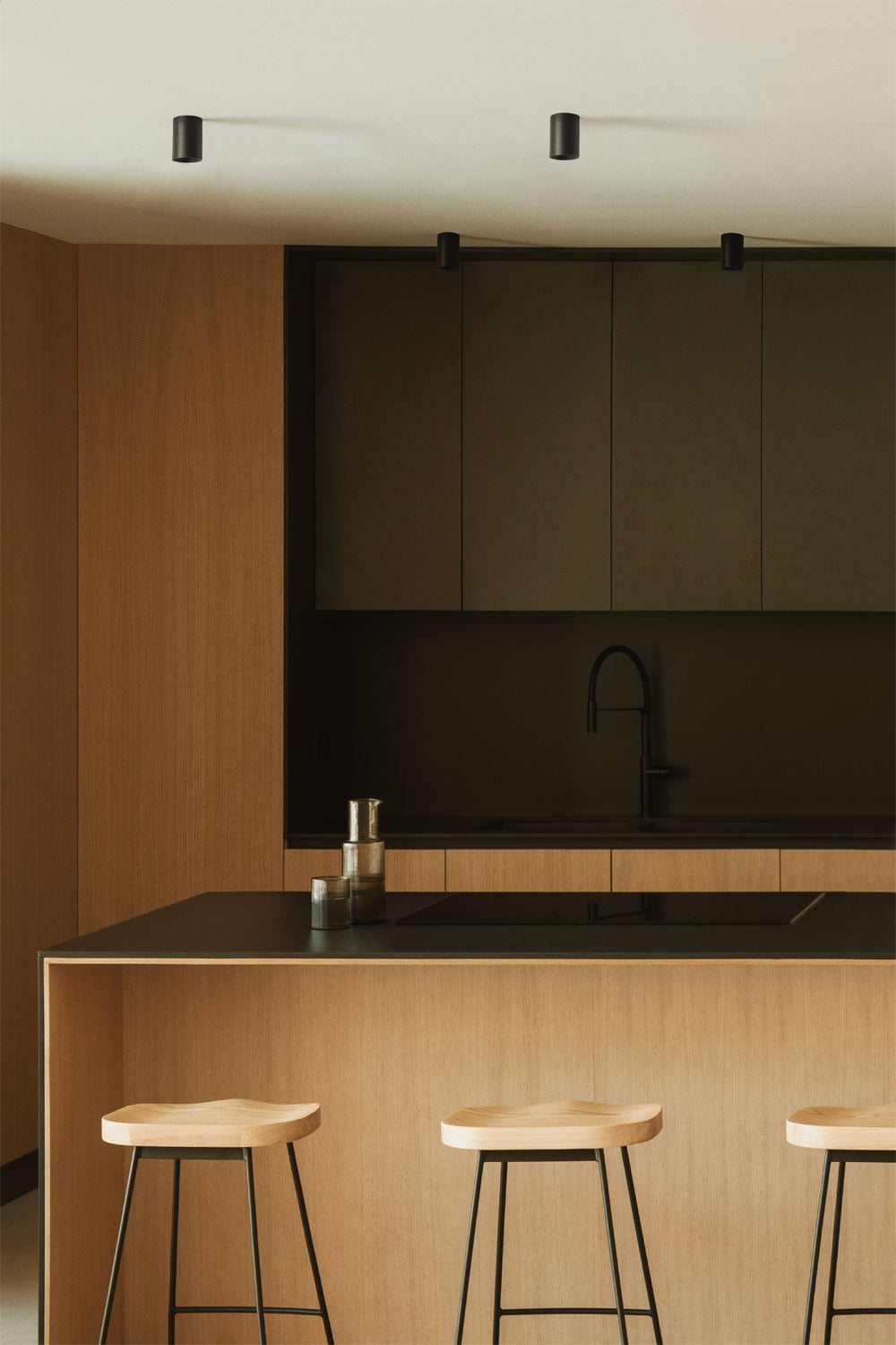 Plafoniera da soffitto in lino Vidson