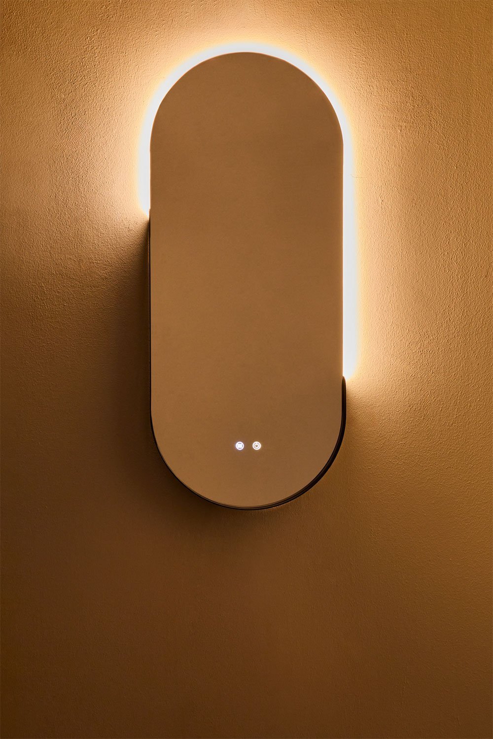 Set mobili da bagno in legno con lavabo in ceramica Maude integrato, immagine della galleria 8