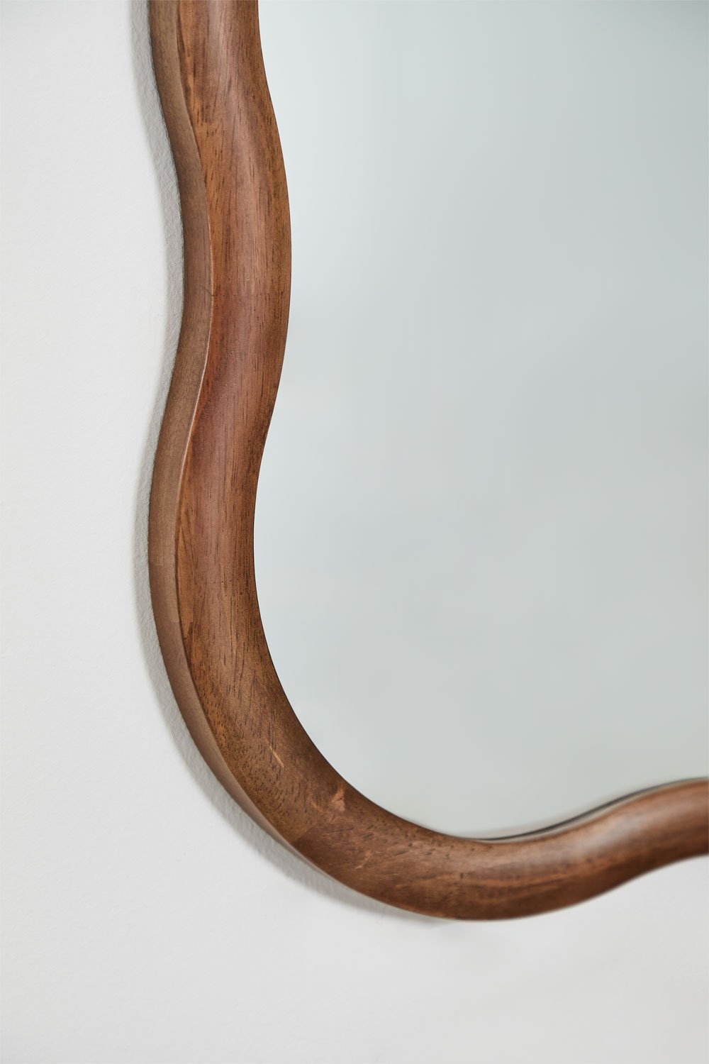 Specchio da parete in legno di rovere Aldreu, immagine della galleria 5