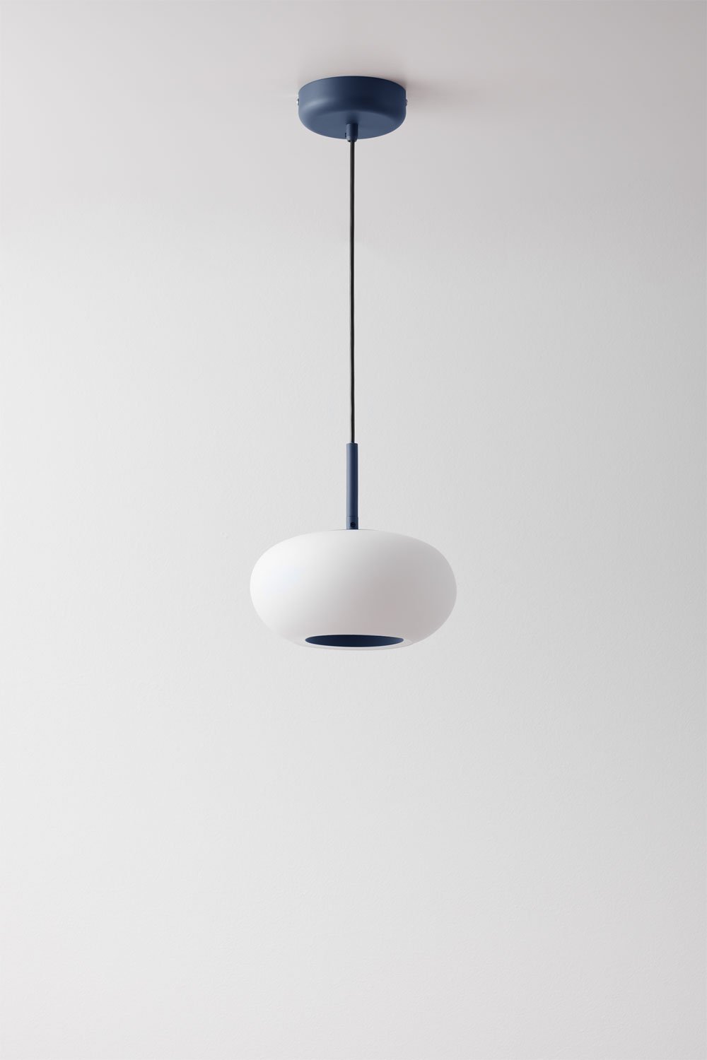 Lampada da Soffitto a LED in Vetro e Acciaio Deruent, immagine della galleria 2