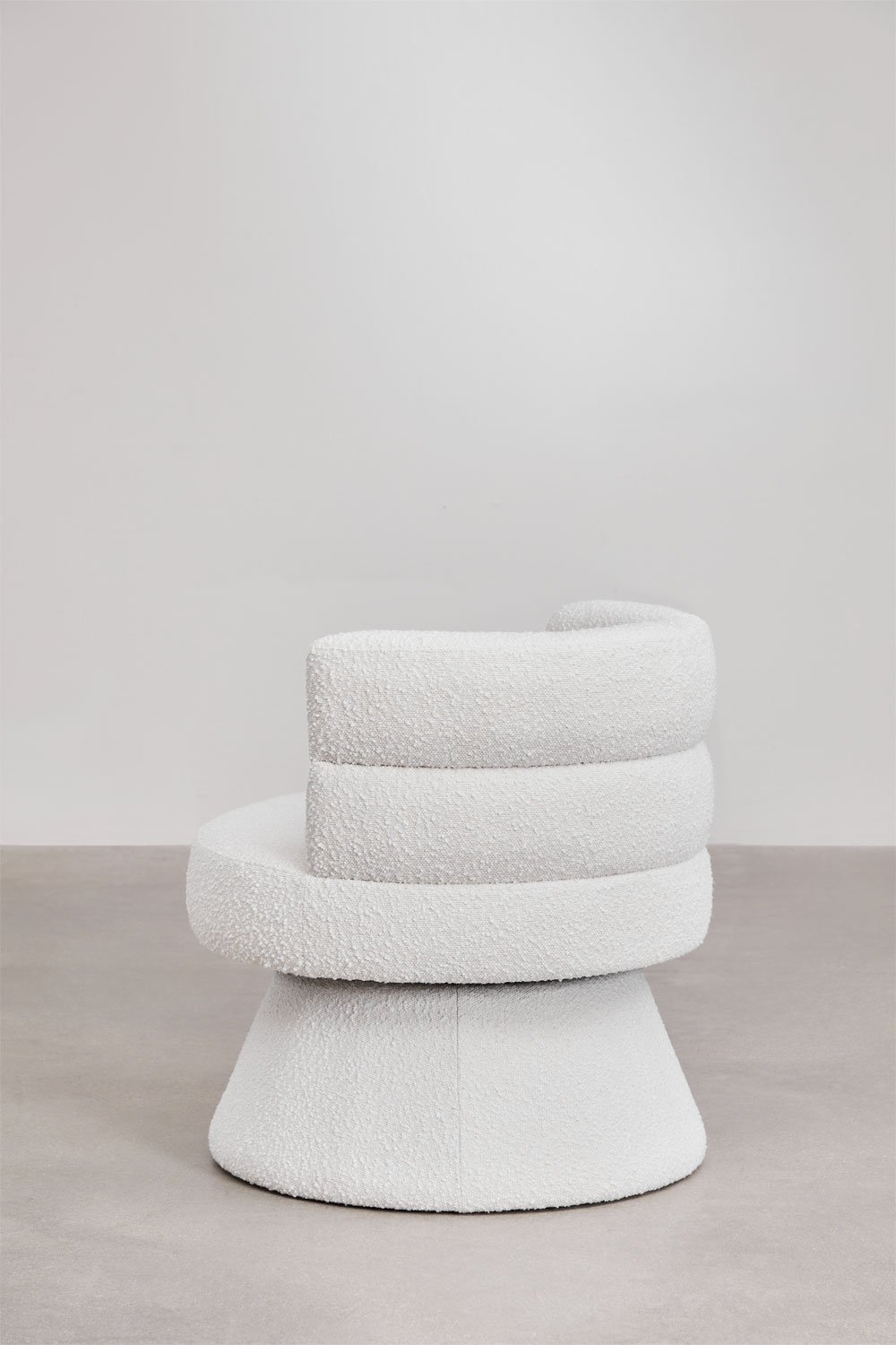 Set di 2 poltrone girevoli in tessuto bouclé Protea, immagine della galleria 6