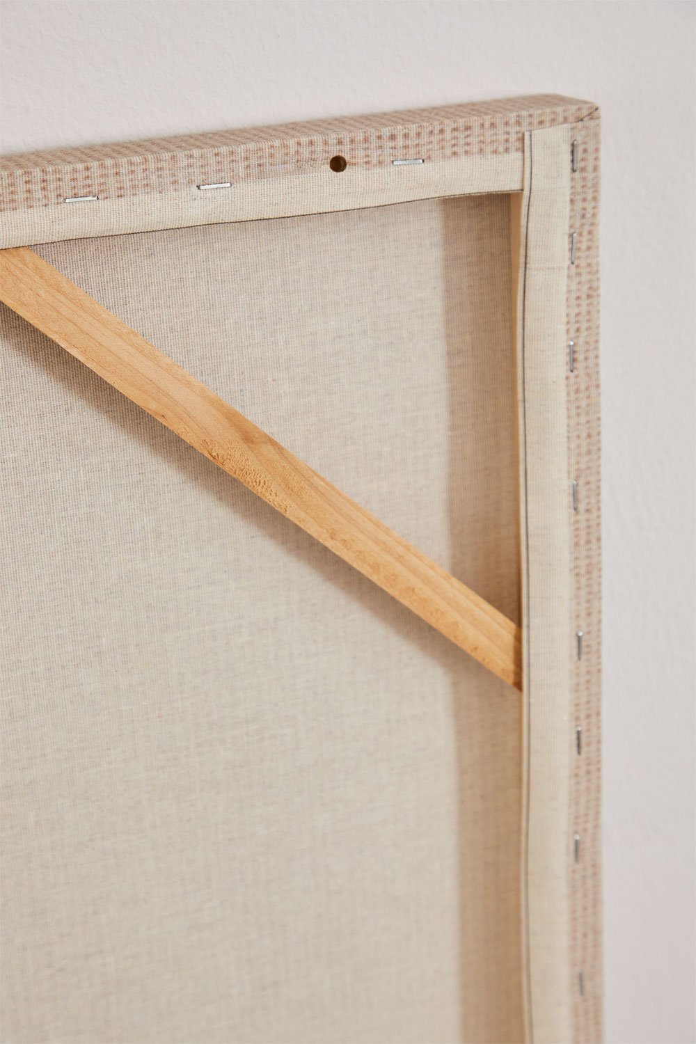 Quadro decorativo dipinto a mano su lino con rilievo in gesso (80x100 cm) Mivara, immagine della galleria 5