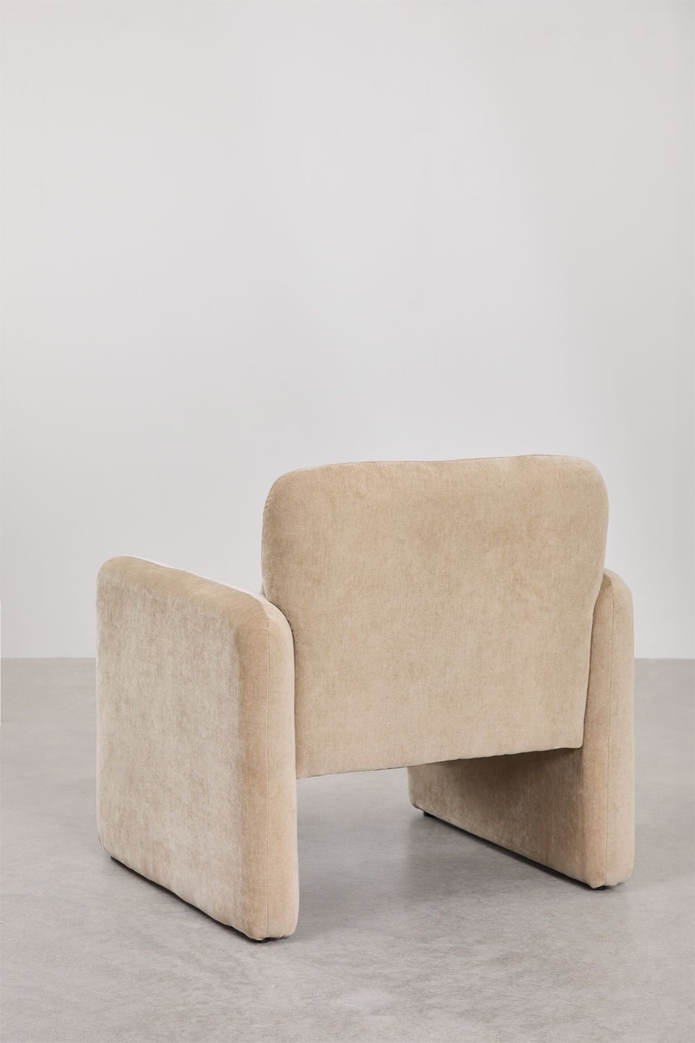 Confezione da 2 poltrone Jeison in ciniglia, immagine della galleria 6