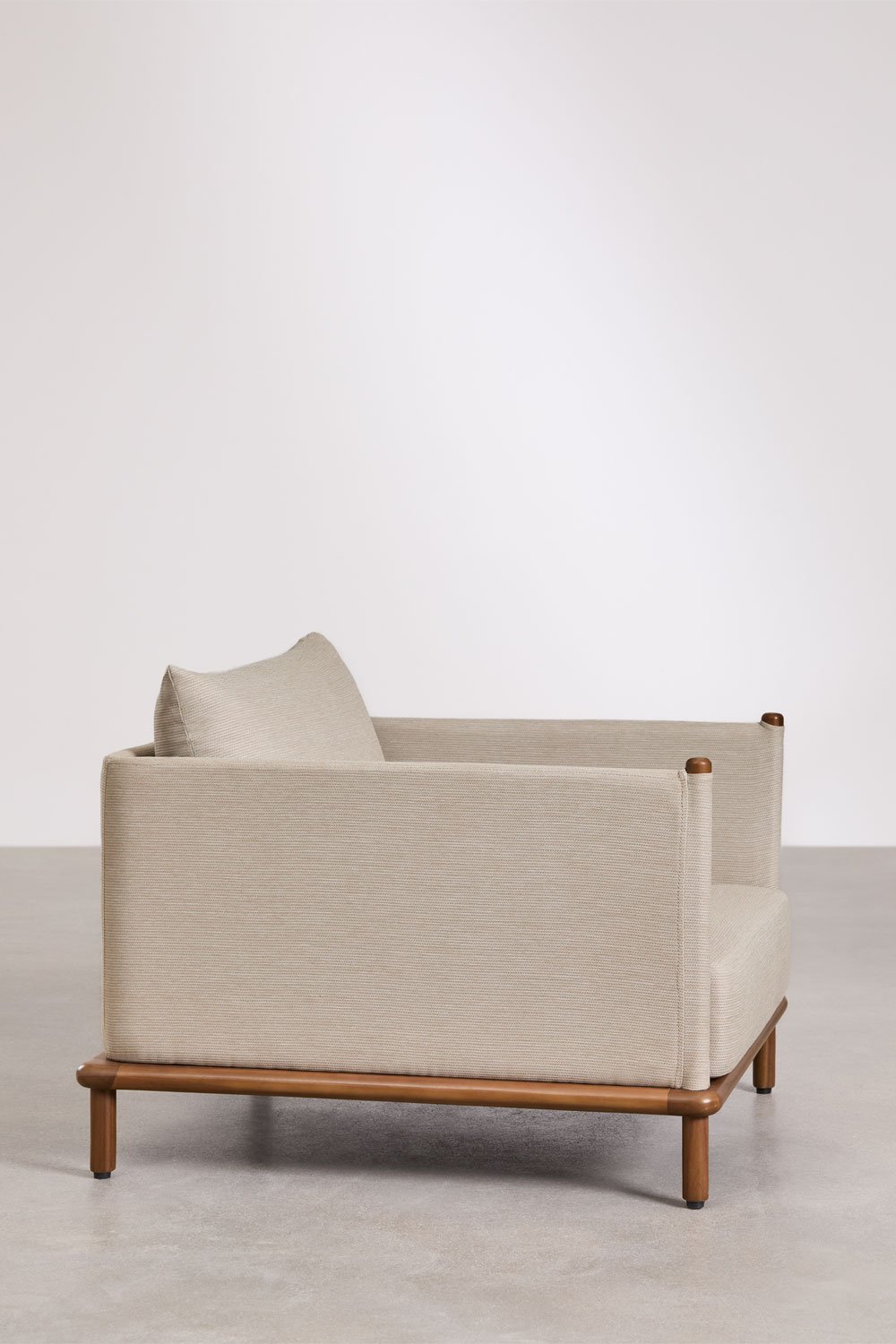 Set di 2 poltrone in legno di acacia Olivia, immagine della galleria 4