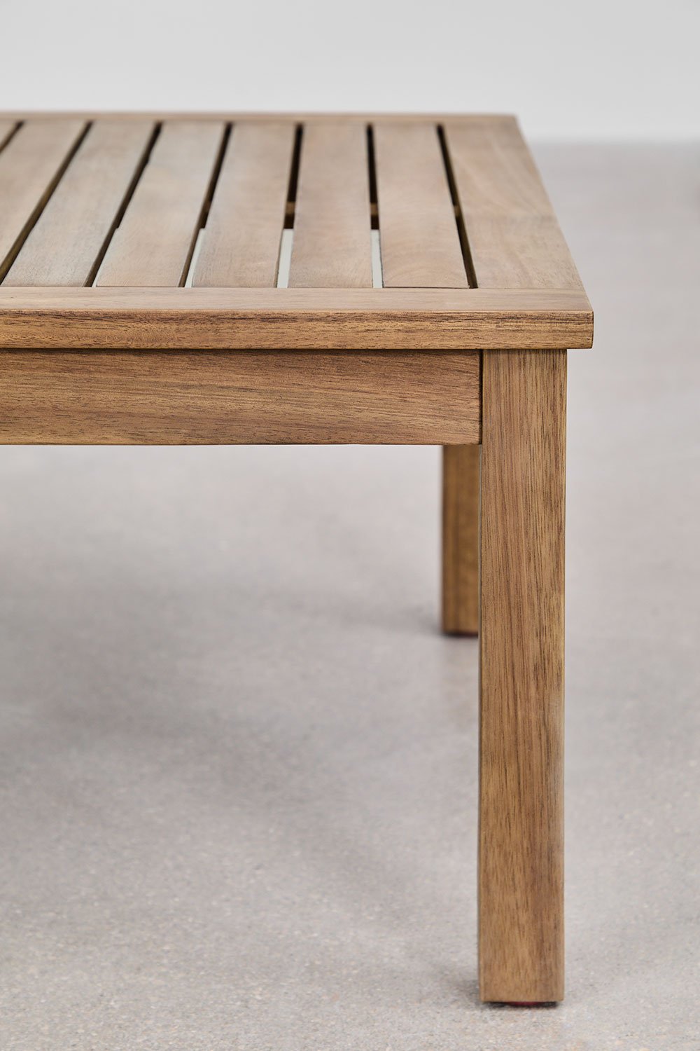 Set da giardino con divano modulare e tavolino da caffè in legno di acacia Branson, 2 pezzi , immagine della galleria 10