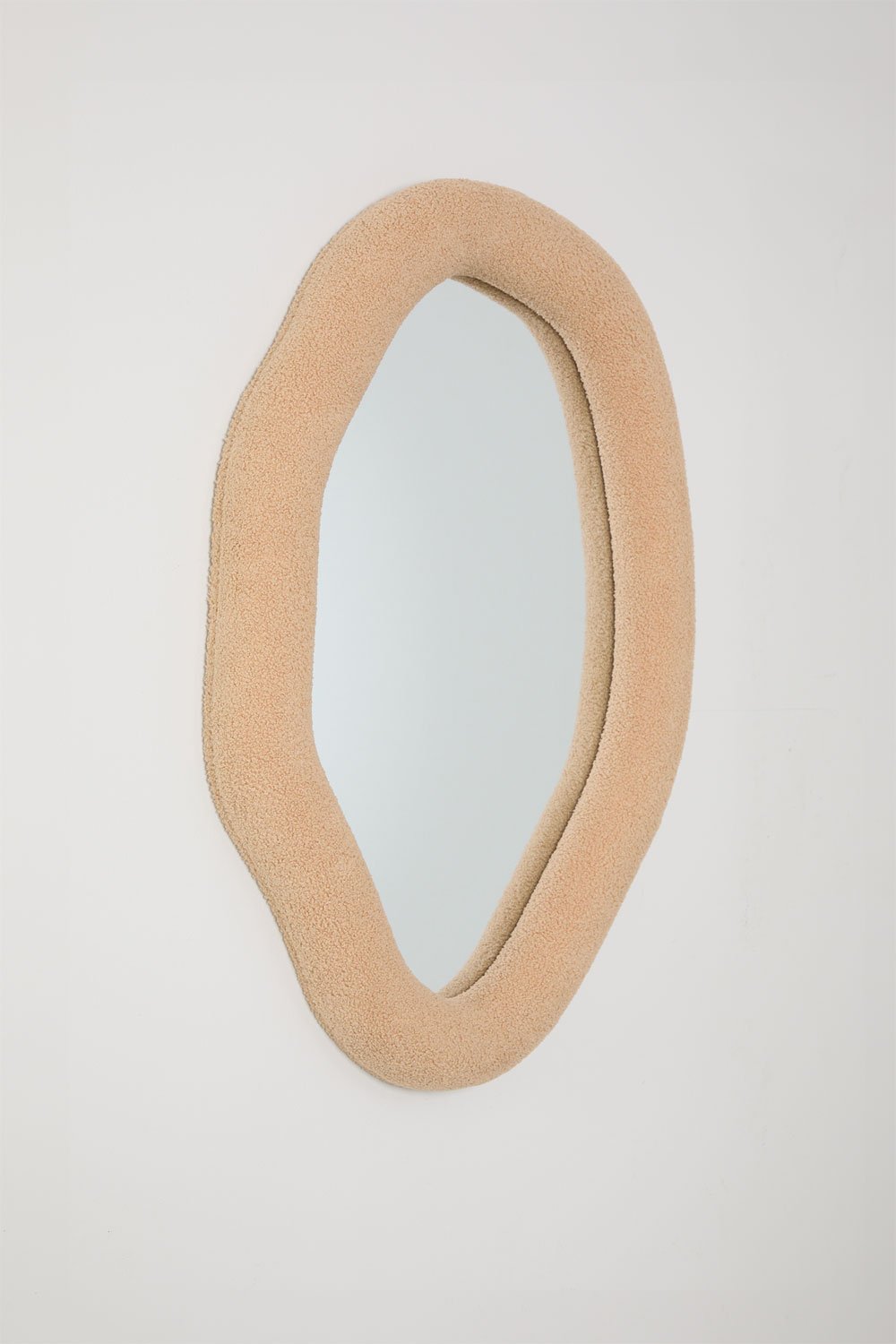 Specchio da parete 70x100 cm in tessuto bouclé Ceniro, immagine della galleria 3