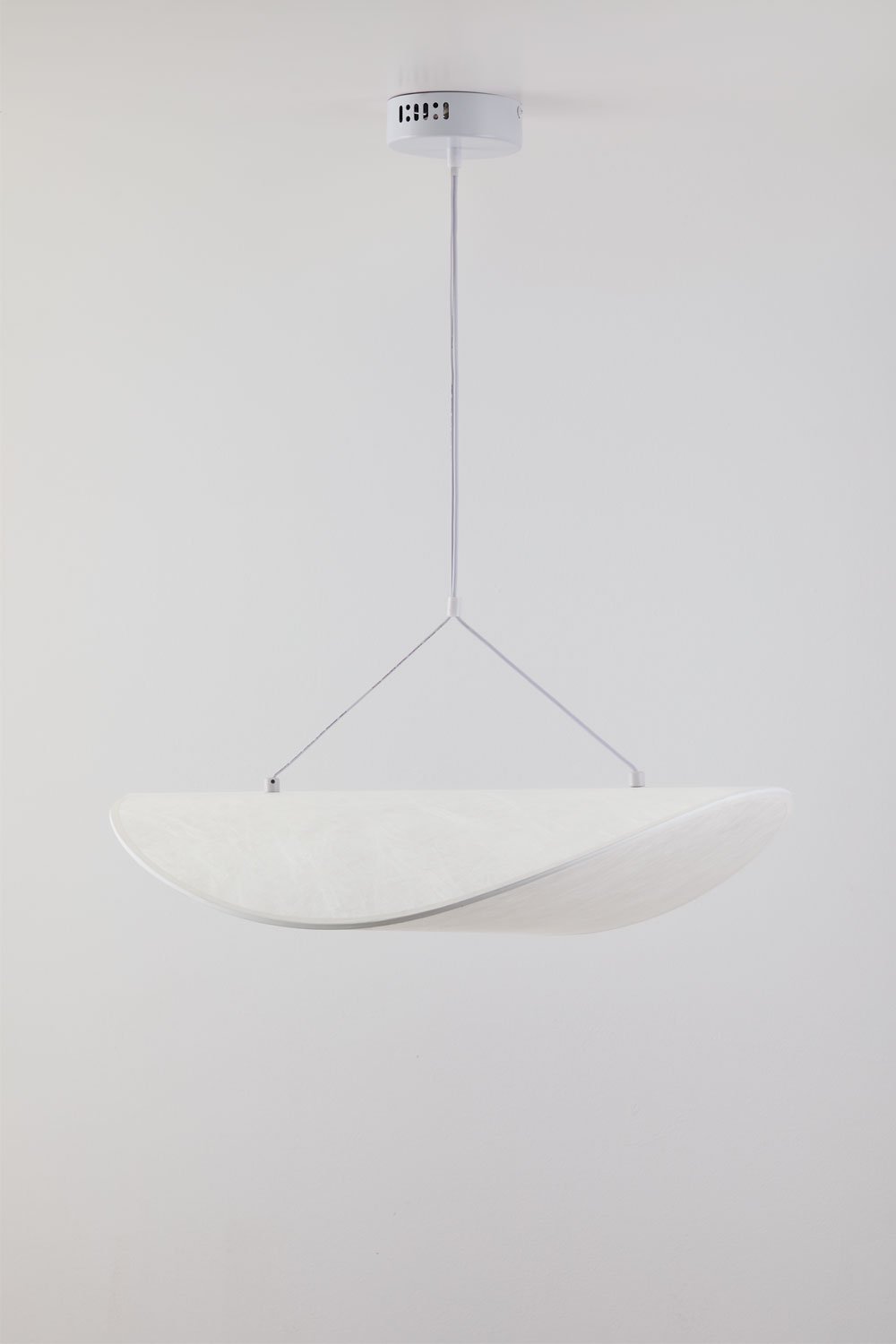 Lampada da soffitto LED in tessuto Zelvon, immagine della galleria 2