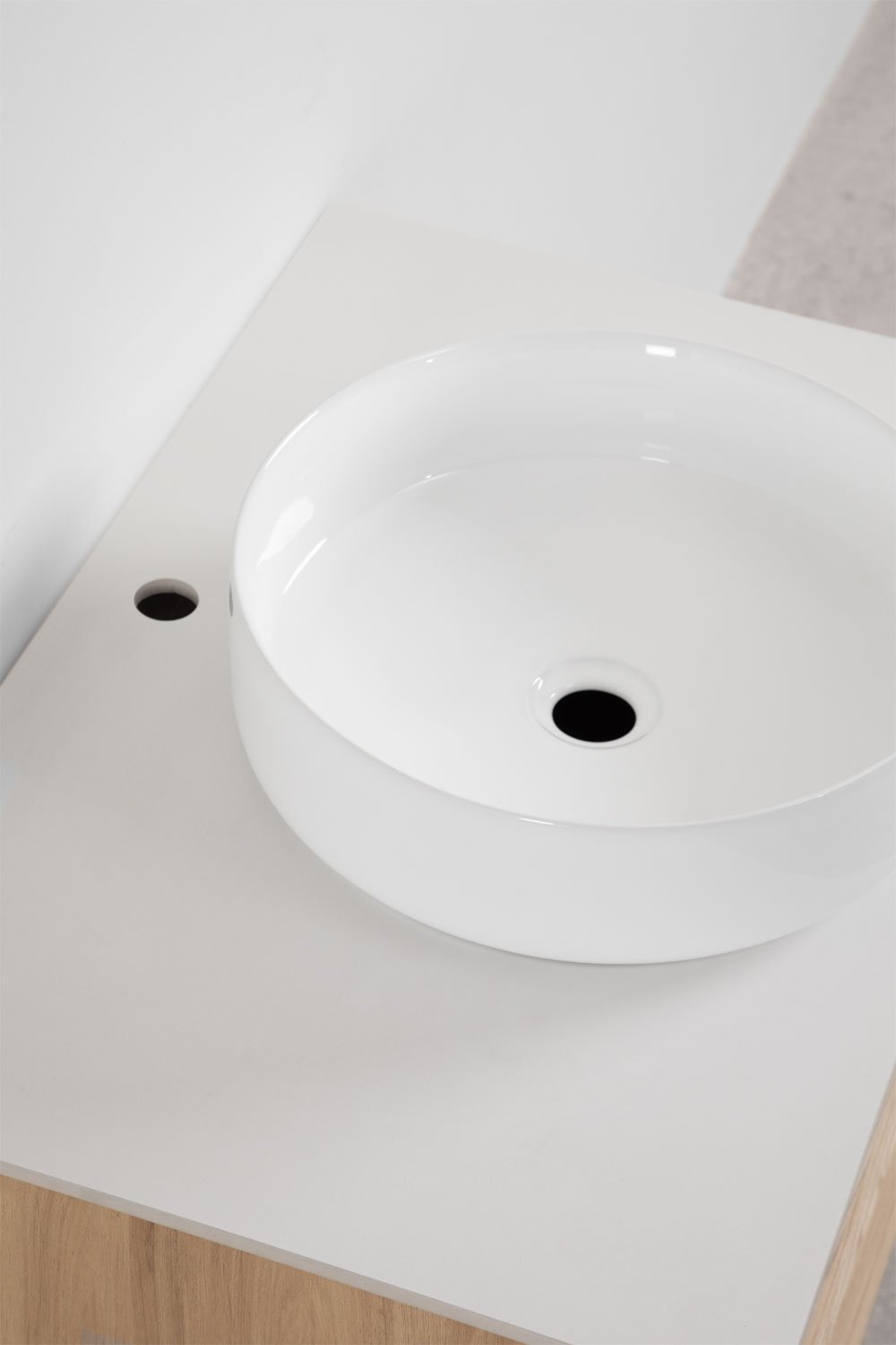 Set di mobili da bagno in legno di frassino Tedrik, immagine della galleria 4