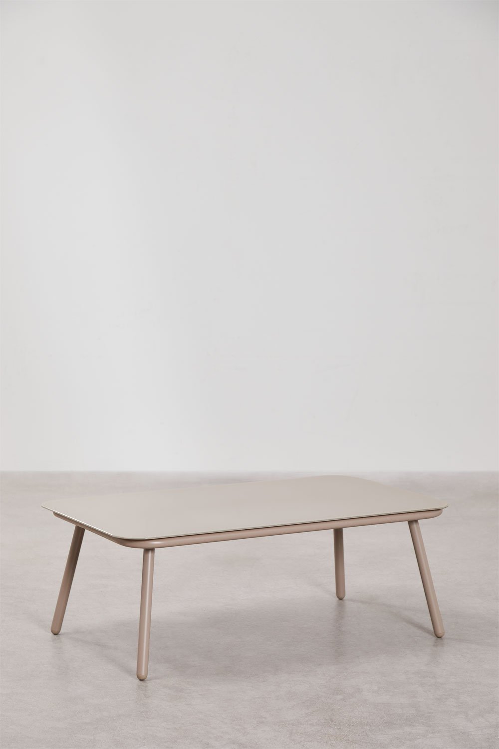 Set da giardino con divano 2 posti, 2 poltrone e tavolini in alluminio e corda intrecciata Arhiza     , immagine della galleria 11