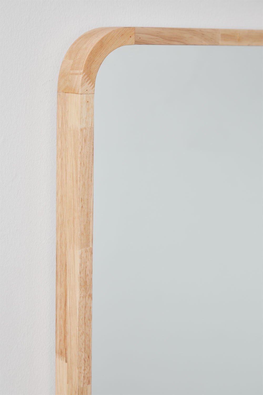 Specchio da parete rettangolare 90x170 cm in legno di rovere Ornella, immagine della galleria 5