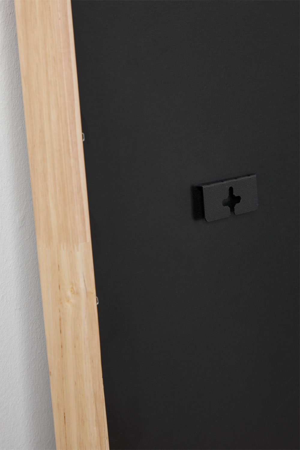 Specchio da parete rettangolare 90x170 cm in legno di rovere Ornella, immagine della galleria 7