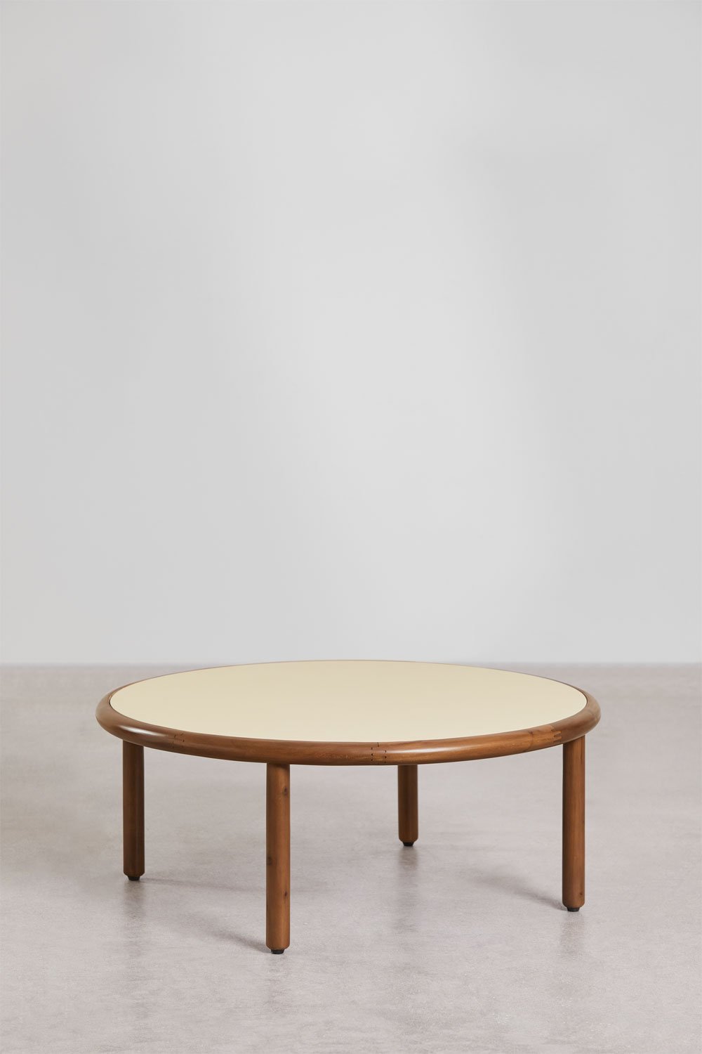 Set di 2 tavolini rotondi da giardino in legno di acacia Olivia  , immagine della galleria 5