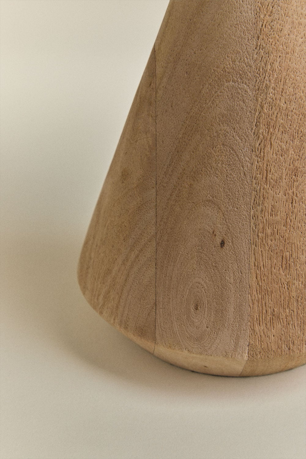 levandeo - Decorazione da tavolo in legno di mango e metallo, altezza: 17 cm, In legno di mango, Home
