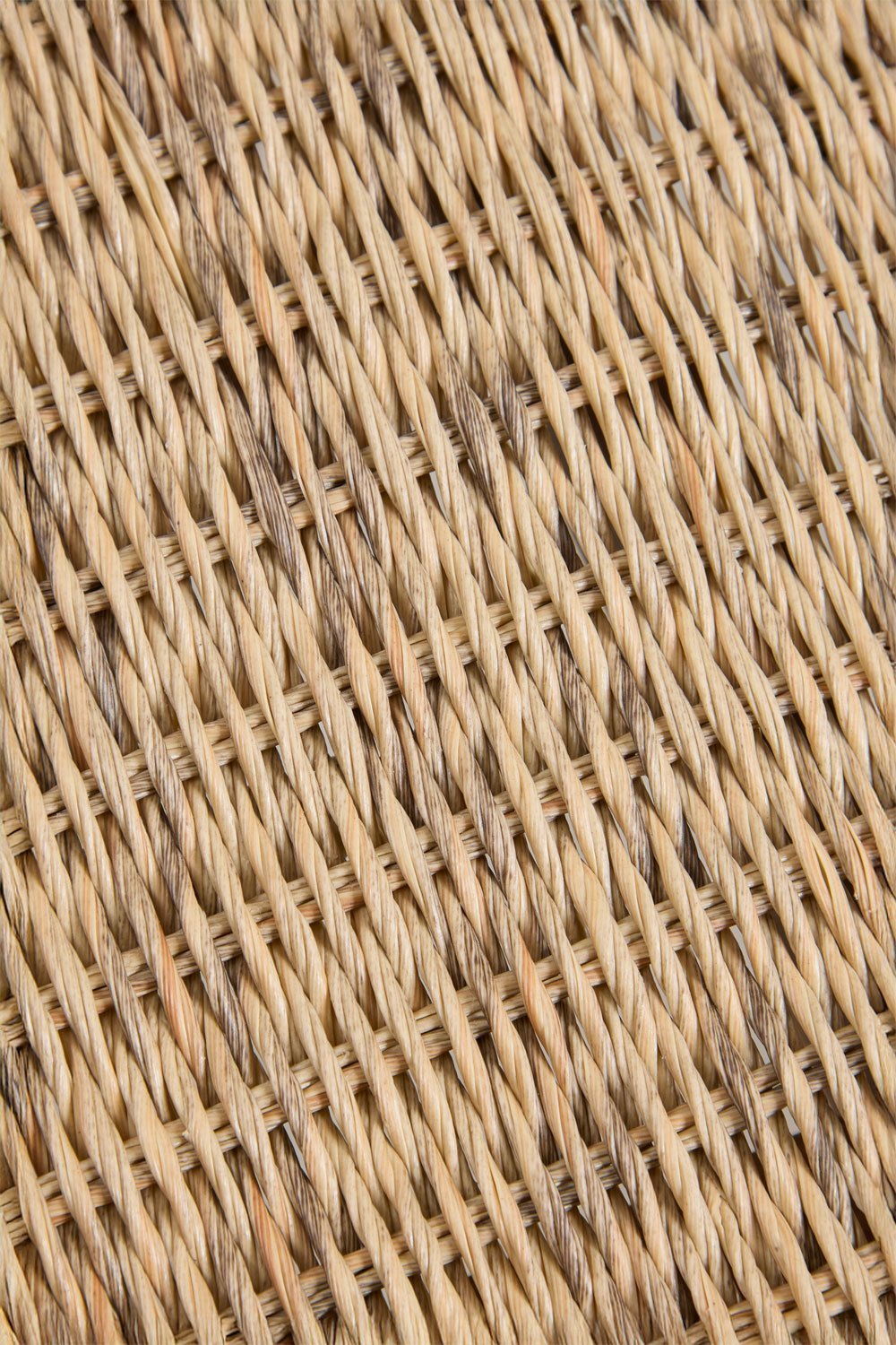 Sedia da pranzo Ginara in legno di acacia e rattan sintetico con braccioli, immagine della galleria 9