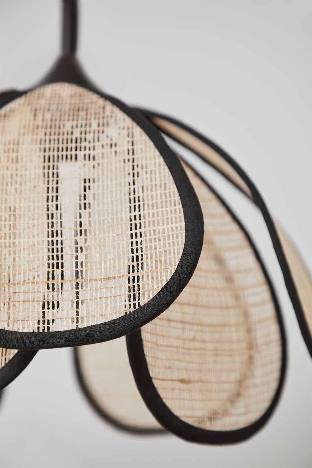 Lampada da parete Vidson in lino Ø35 cm, immagine della galleria 5