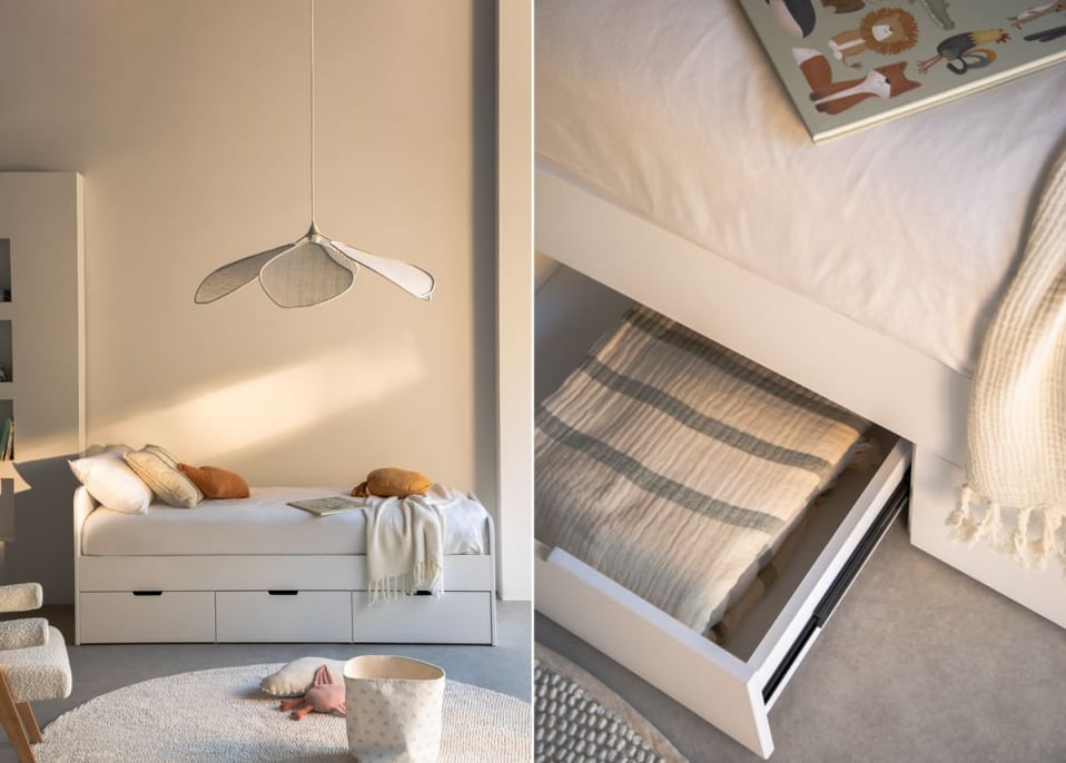 Letto per materasso da 90 cm Janete Kids