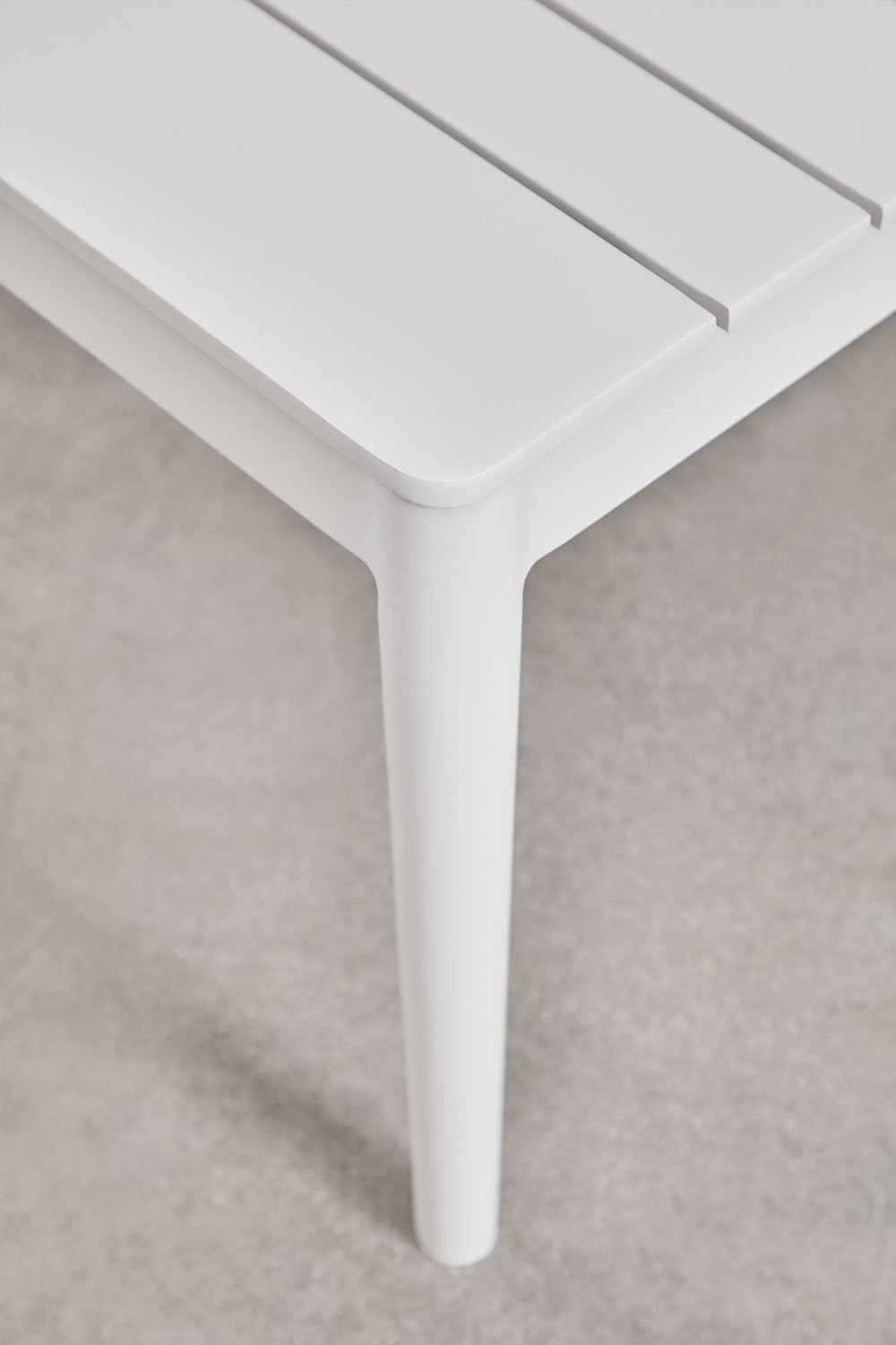 Tavolino da giardino rettangolare 120x70 cm in alluminio Sereilen, immagine della galleria 6