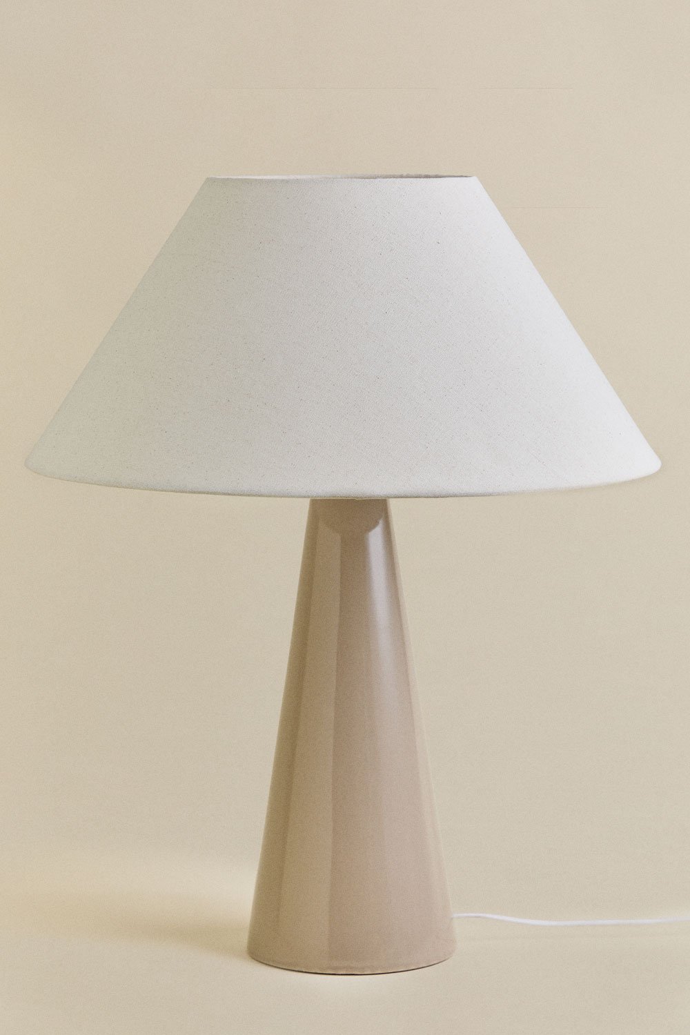 EDISHINE Lampada Da Comodino Con Treppiede In Legno Massiccio, Lampadina E27 2700K 4W Inclusa, Paralume In Corda Intrecciata A Mano, 20 X 20 X 36 Cm, Lampada Da Tavolo Moderna Per Camera