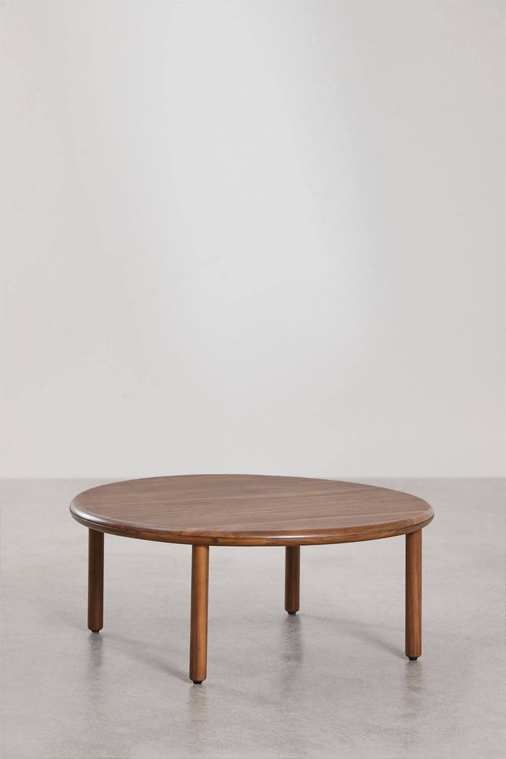Set di 2 tavolini rotondi in legno di acacia Olivia, immagine della galleria 4