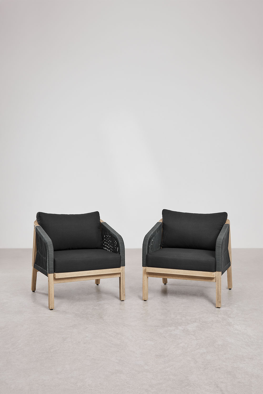 Tavolo alto rettangolare in legno di acacia (160x90 cm) Dubai