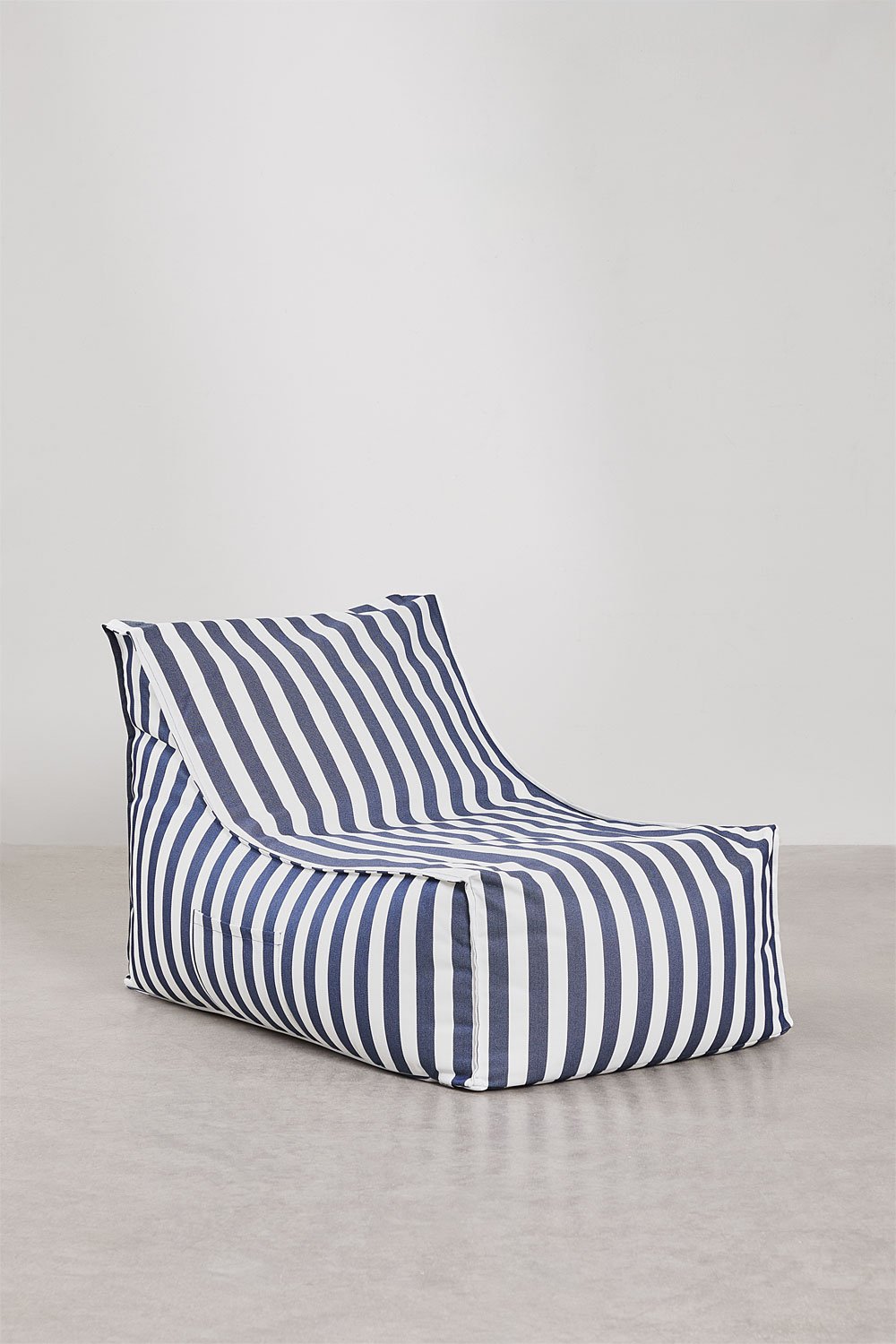 Set poltrona e pouf in tessuto Sandel, immagine della galleria 2