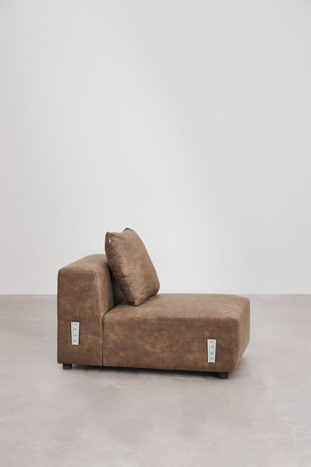 Modulo centrale 85x113 cm con cuscino per divano modulare Bruna, immagine della galleria 3