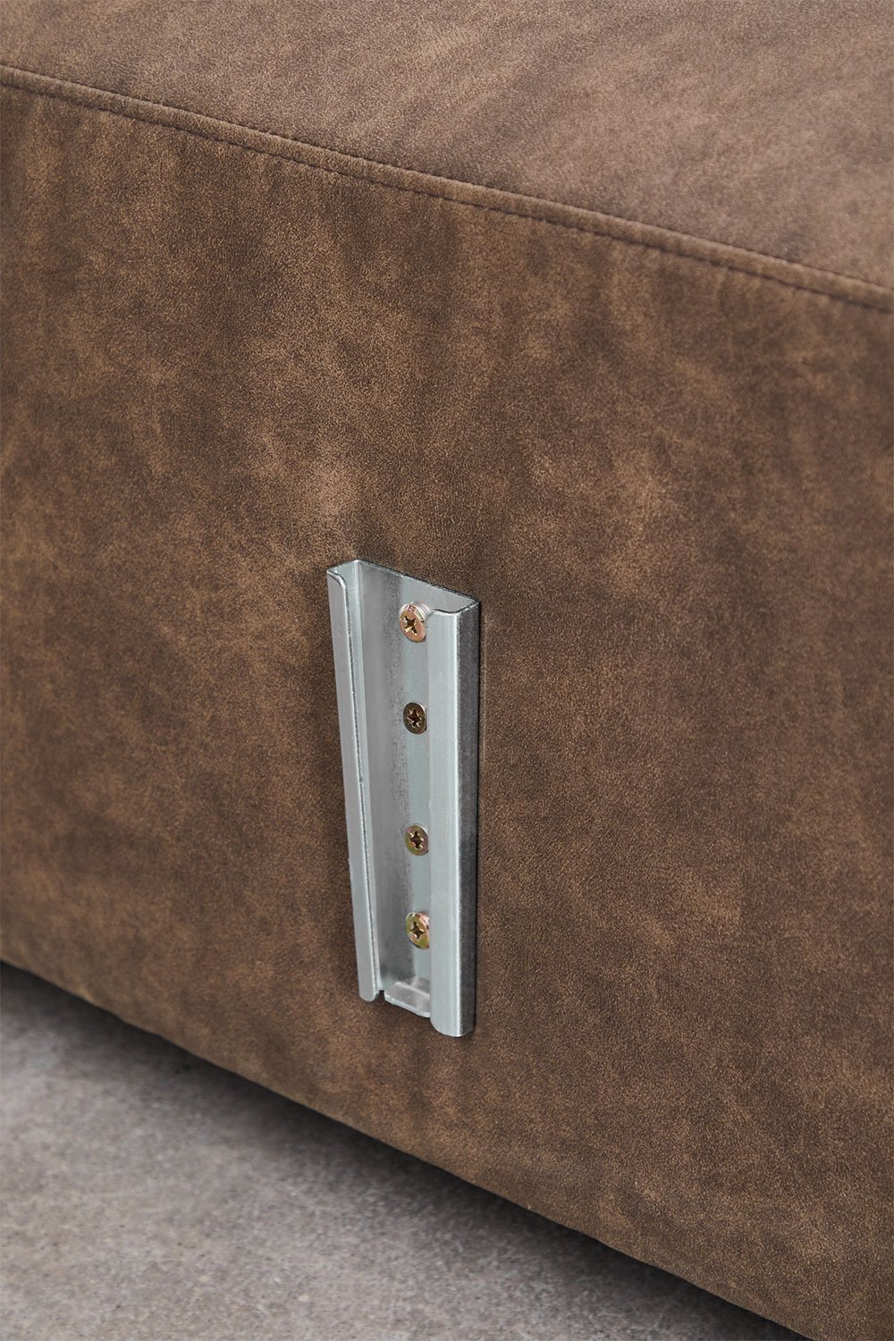 Modulo angolare destro 115x113 cm con bracciolo alto per divano modulare Bruna , immagine della galleria 5