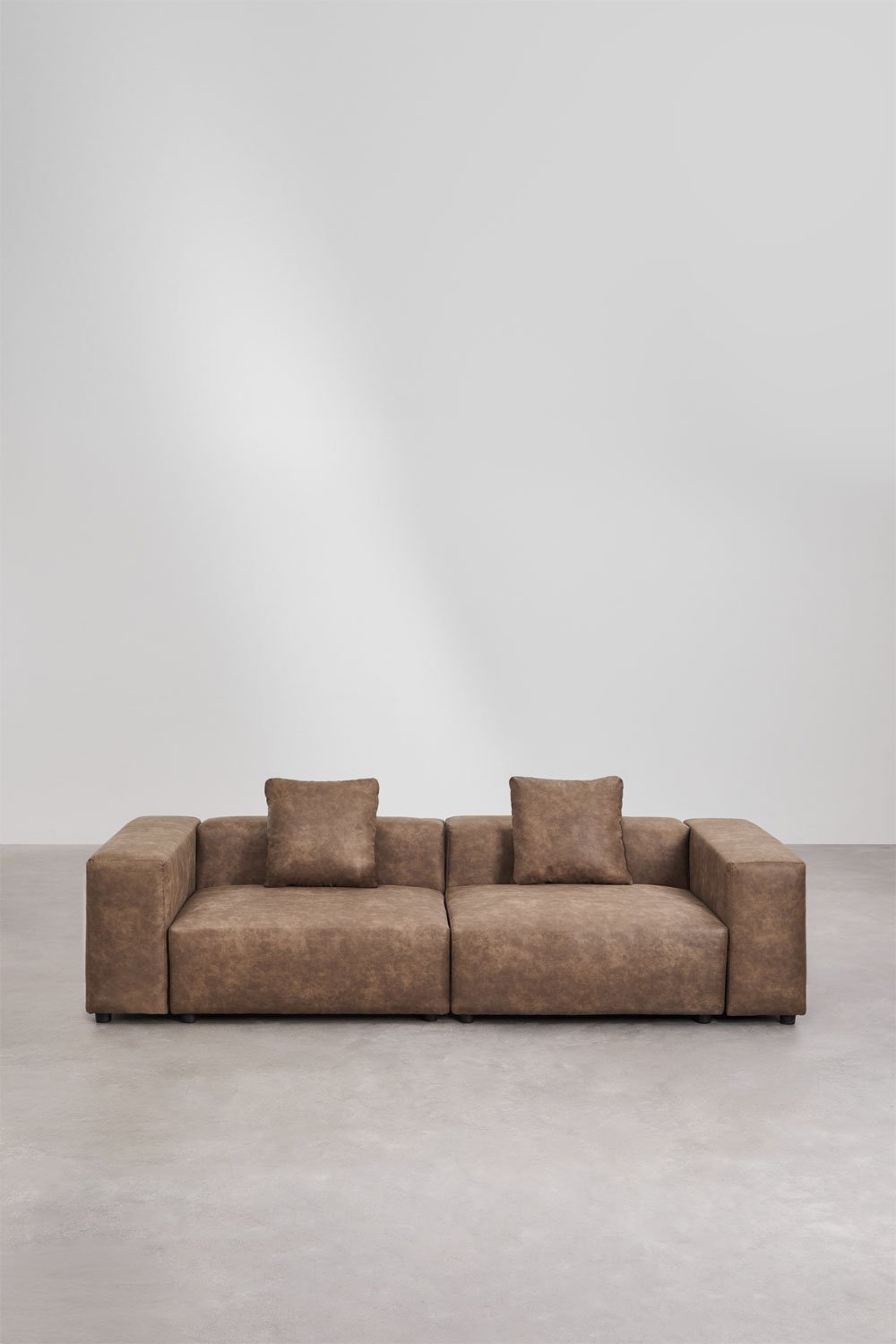 Divano modulare a 2 pezzi ↔︎270 cm con bracciolo alto Bruna, immagine della galleria 4