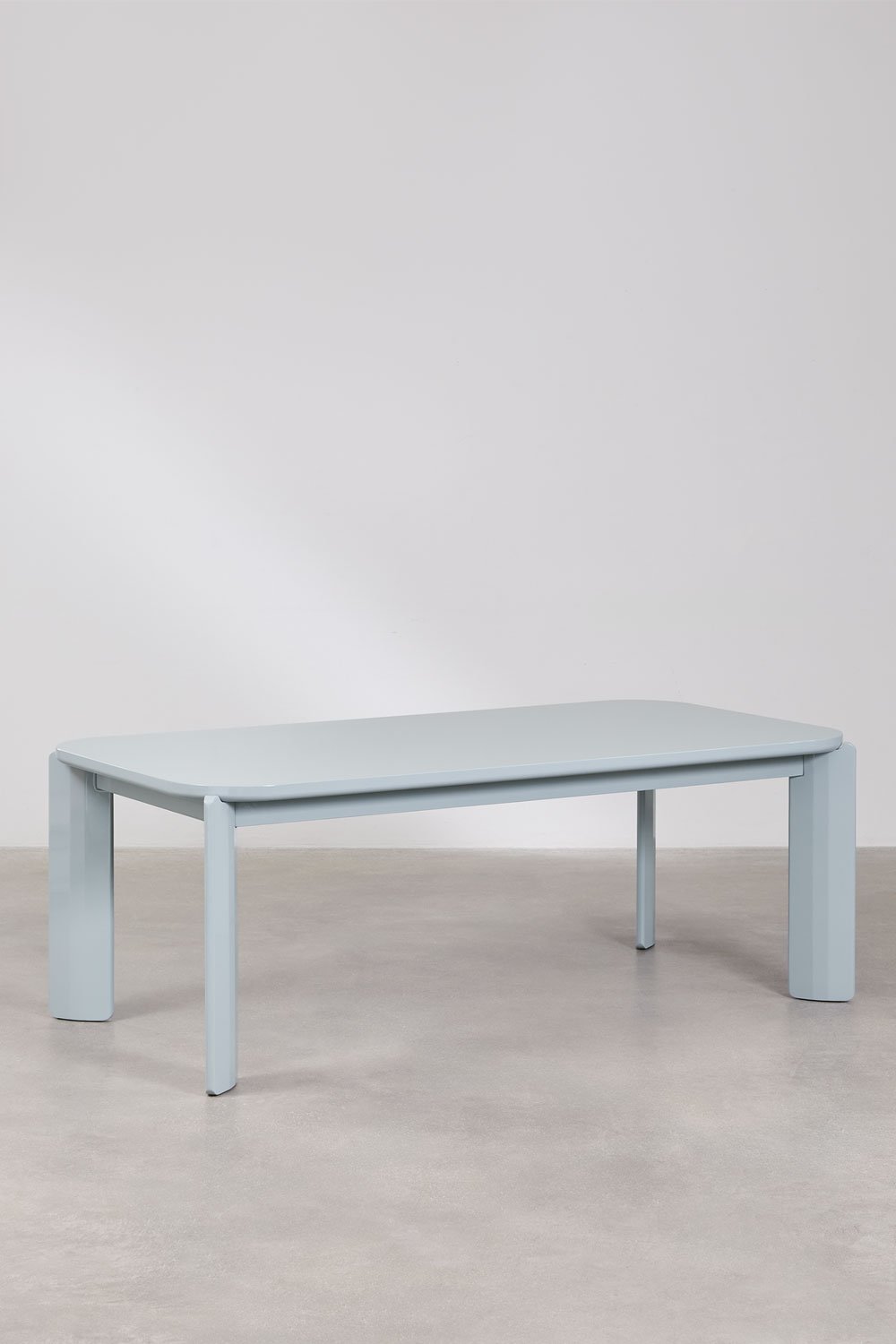 Tavolo da pranzo rettangolare 200x100 cm in MDF Ginevra, immagine della galleria 4