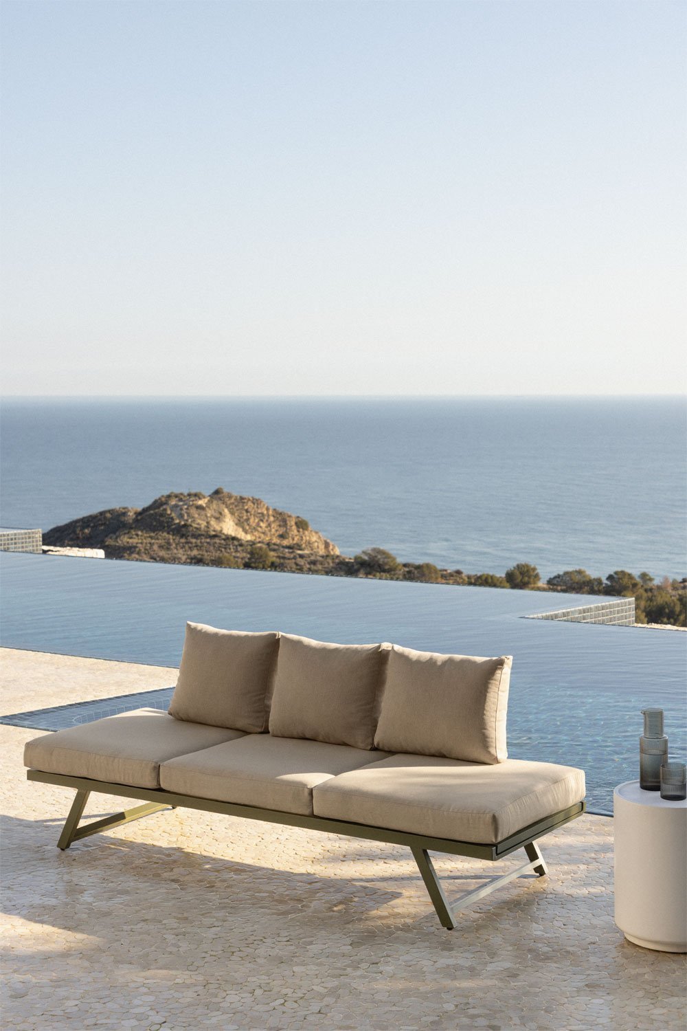 Divano da giardino reclinabile a 3 posti Libanc, immagine della galleria 1