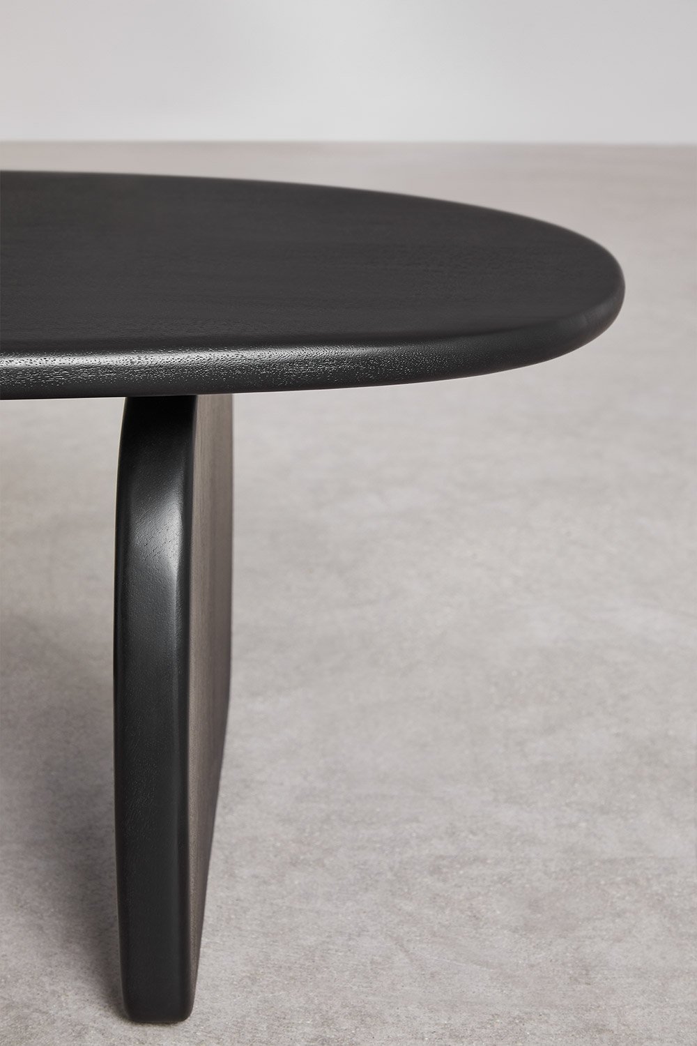 Tavolino ovale 110x70 cm in legno di mango Agathe, immagine della galleria 5