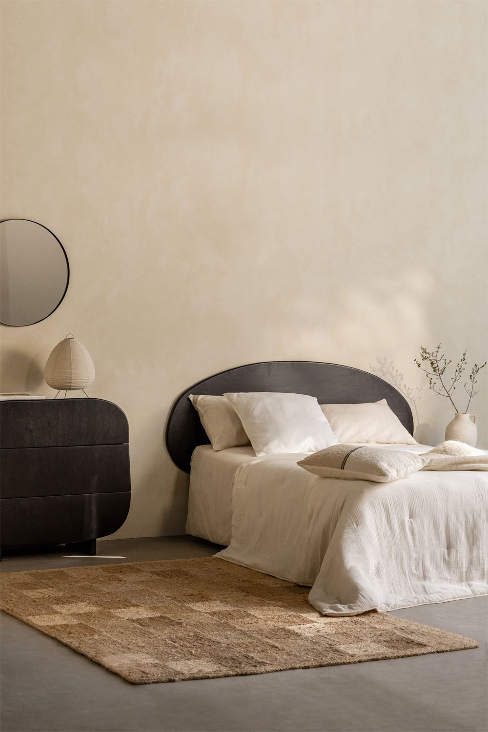 Testiera ↔︎180 cm in legno di mango Agathe , immagine della galleria 3