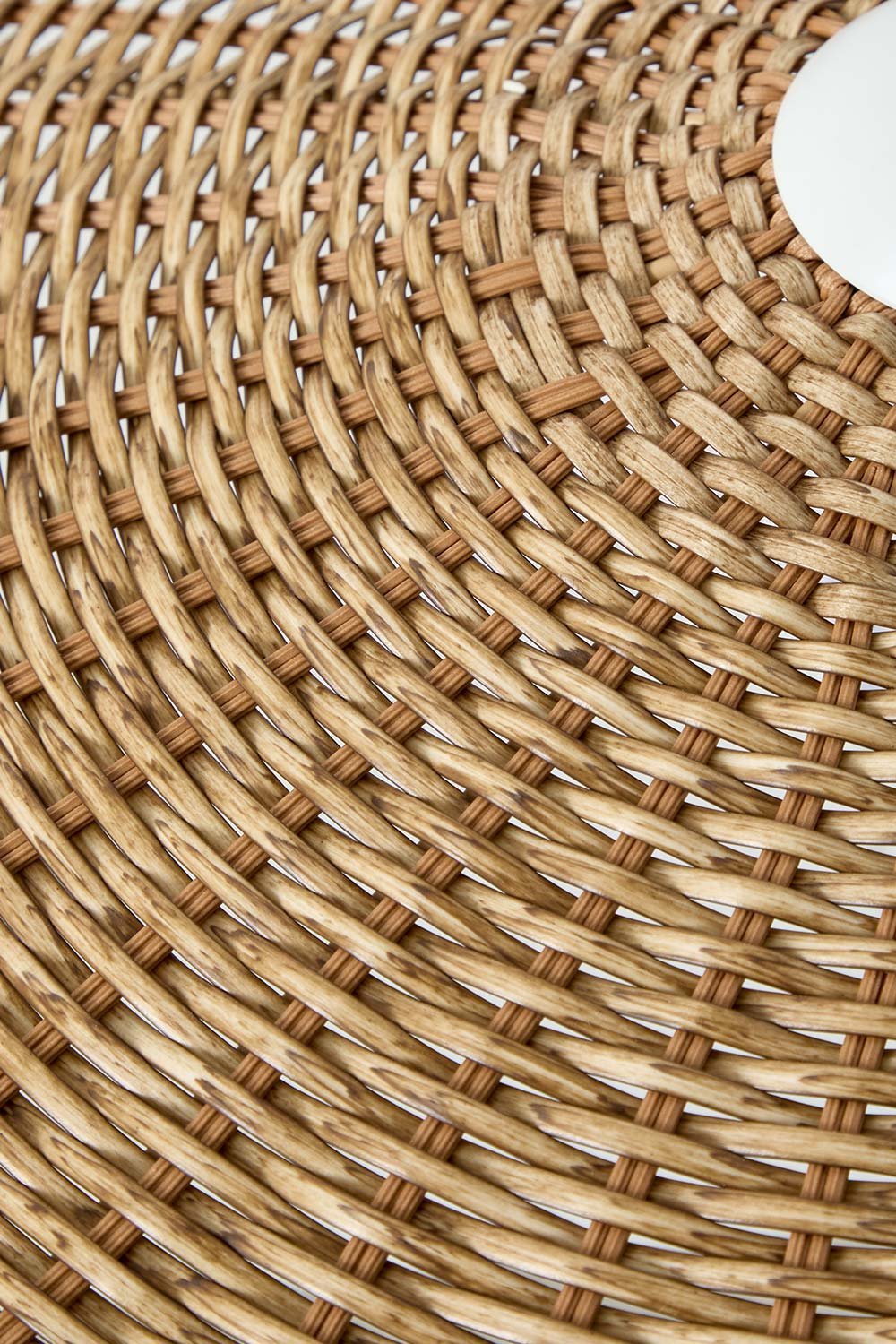 Lampada da parete Sopant in ferro e rattan sintetico, immagine della galleria 8