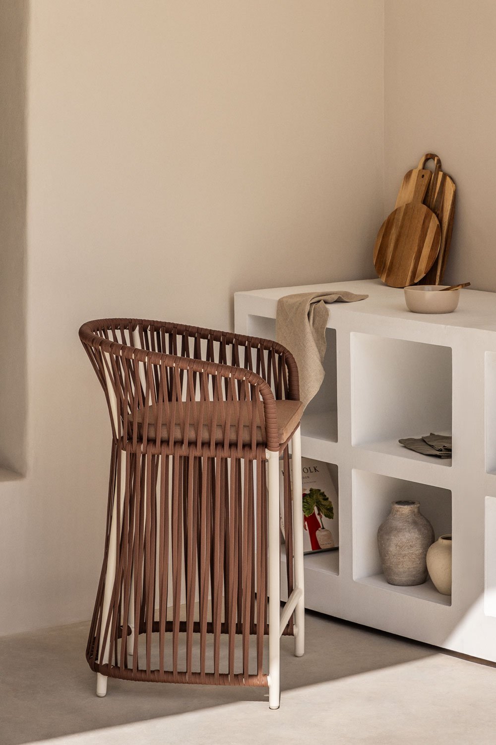 Confezione da 4 sgabelli alti da giardino Sophie , immagine della galleria 1