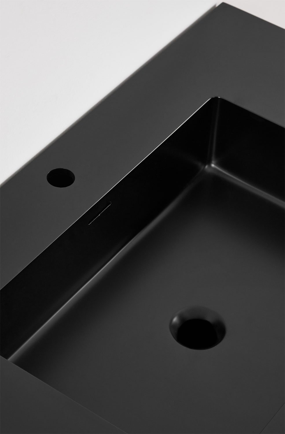 Set di mobili da bagno 90x50 cm in legno con lavabo integrato Misene, immagine della galleria 4