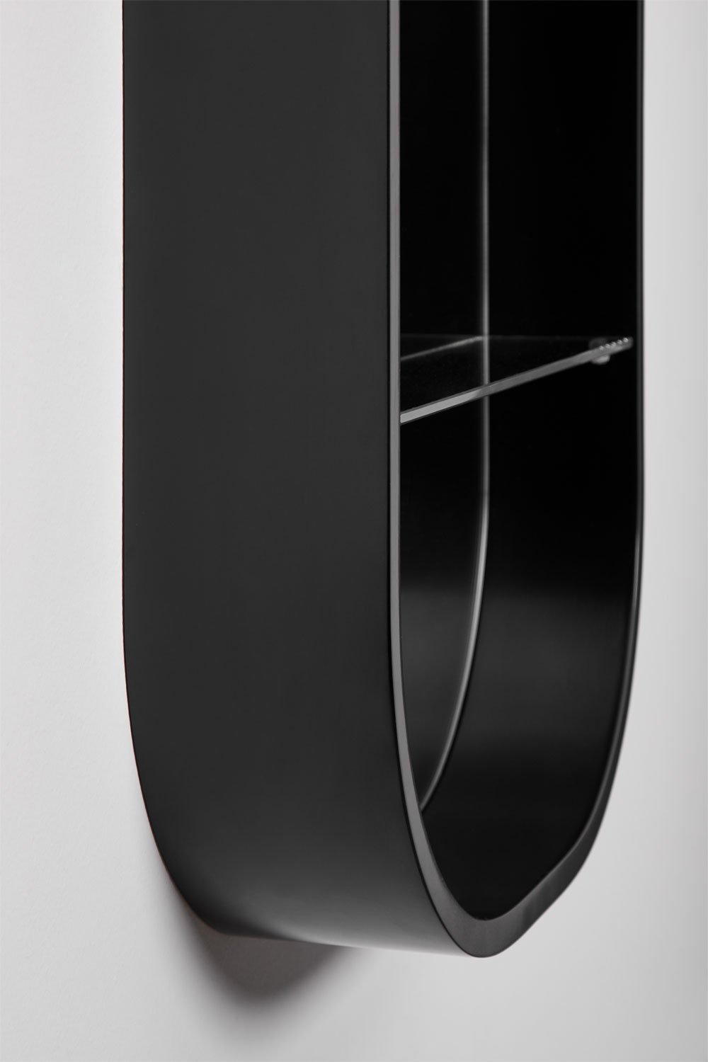 Set di mobili da bagno in legno con lavabo integrato Misene, immagine della galleria 10