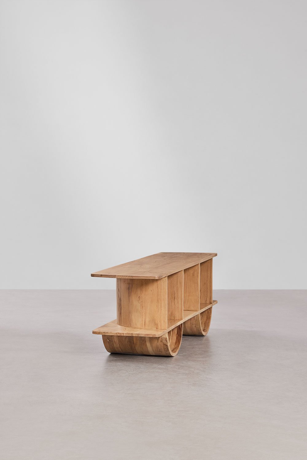 Mobile porta TV 150x35 cm in legno Flin, immagine della galleria 3