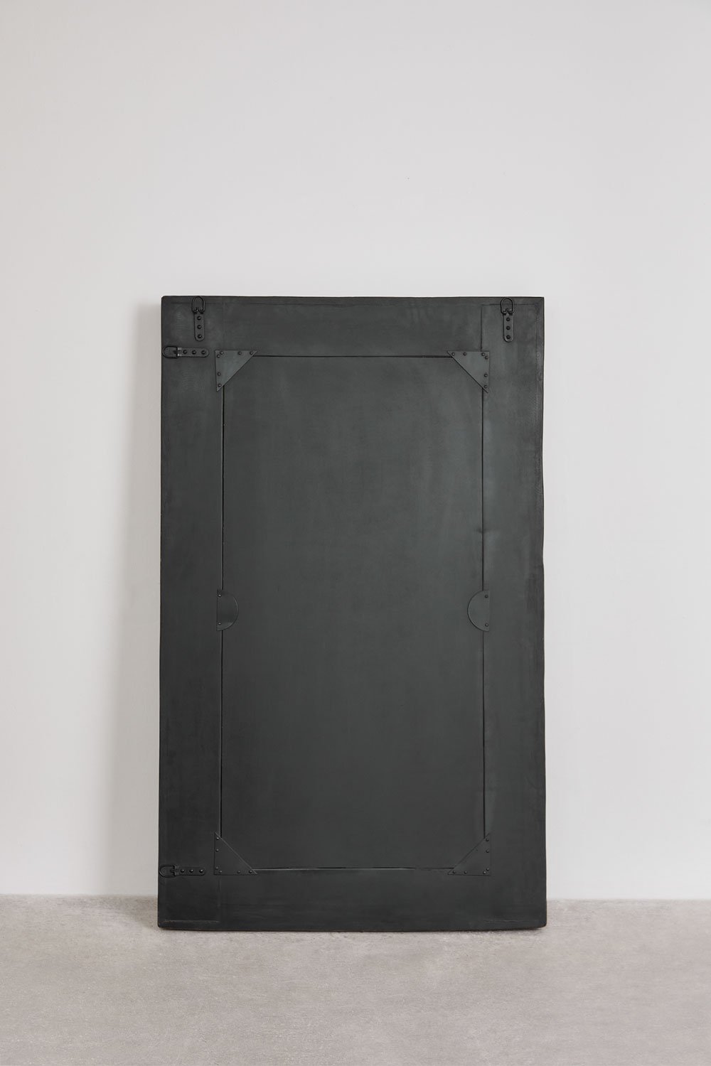 Specchio da parete rettangolare in legno riciclato Juvira, immagine della galleria 7