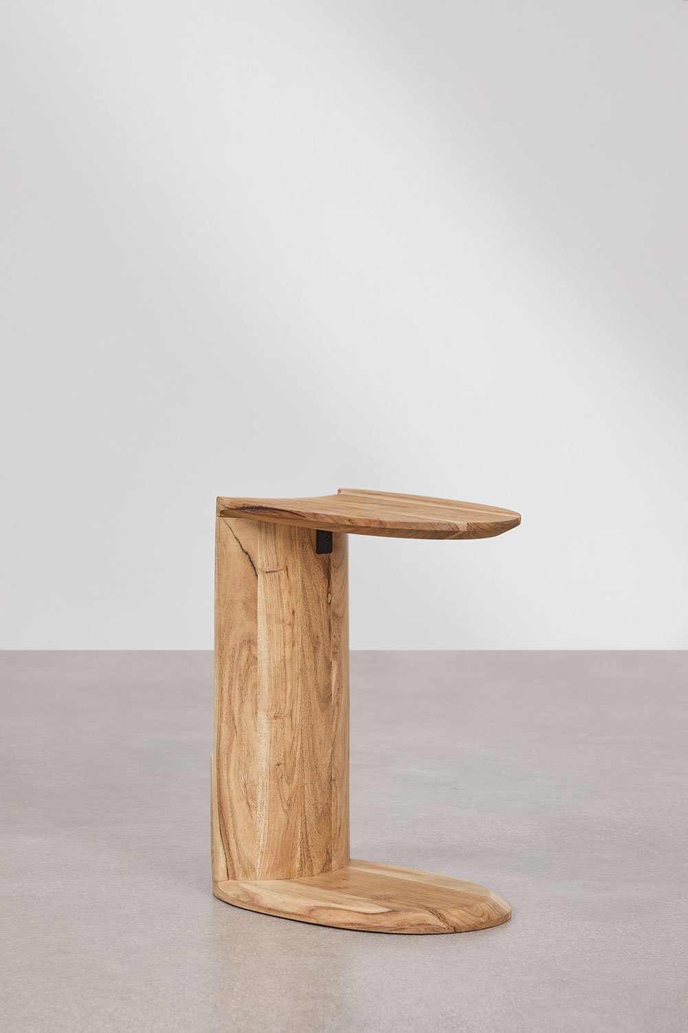 Tavolino laterale in legno Kenoly 45x30 cm , immagine della galleria 3