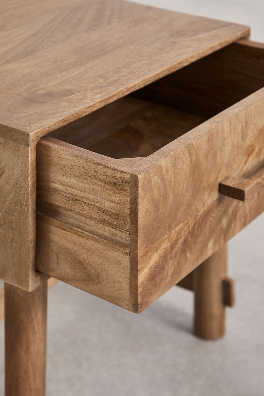 Comodino 45x45 cm in legno di mango Aloma, immagine della galleria 6