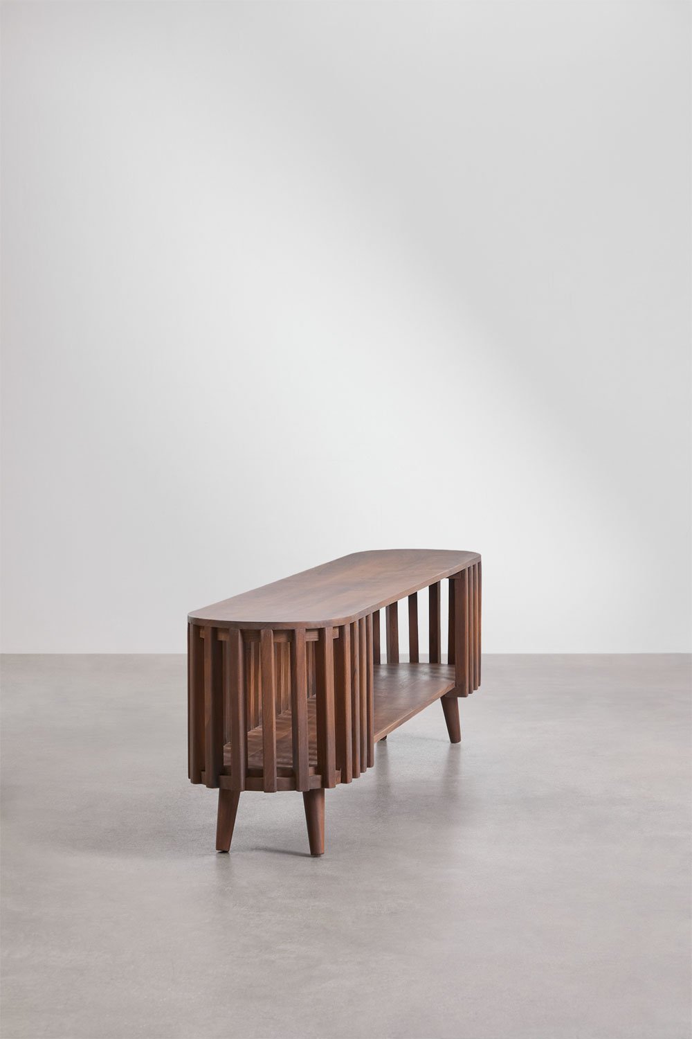 Mobile porta TV Dragor in legno di acacia, immagine della galleria 4