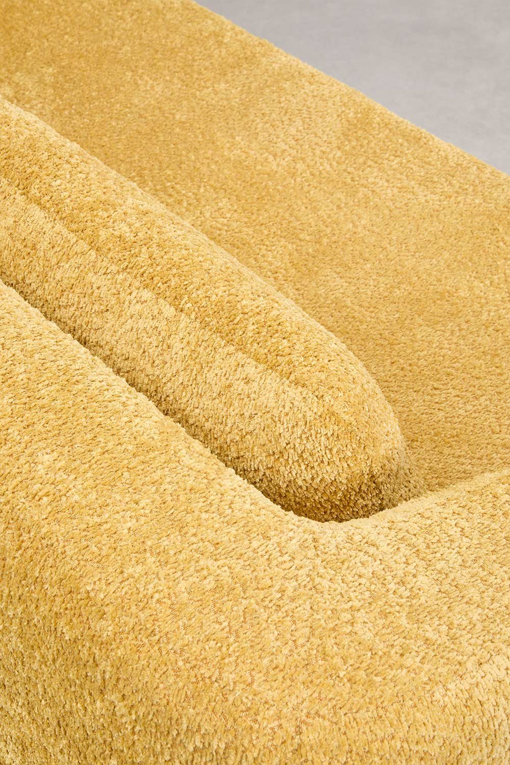 Divano letto Dalila 2 posti in tessuto bouclé, immagine della galleria 9