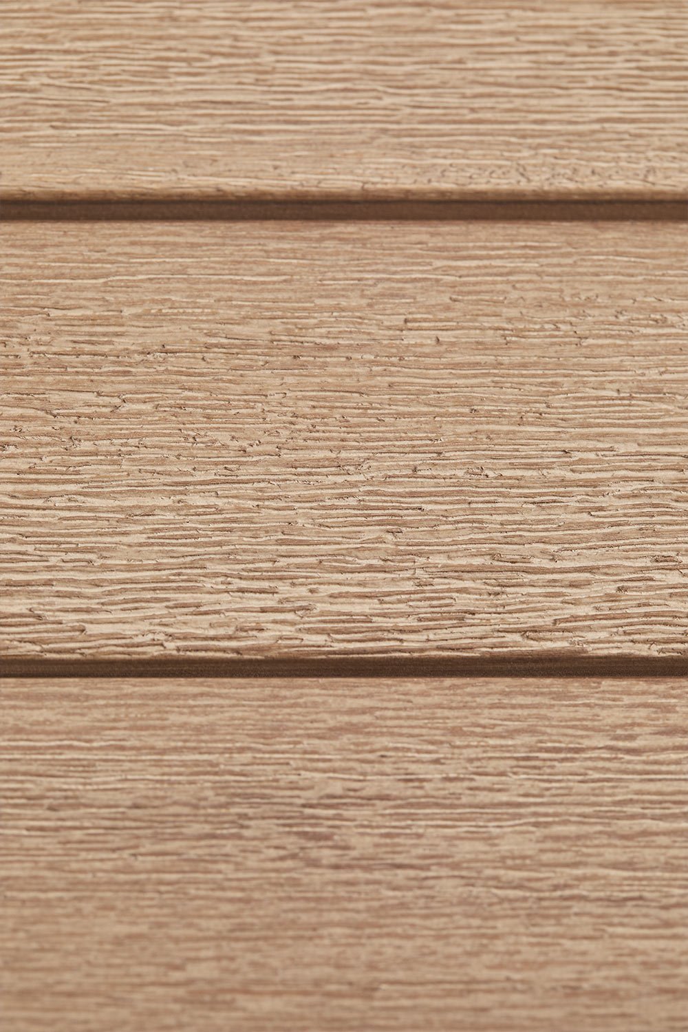 Set soggiorno con divano componibile 3 pezzi, chaise longue, tavolino, poltrona e tavolino 160x95 cm in acacia Portet, immagine della galleria 13