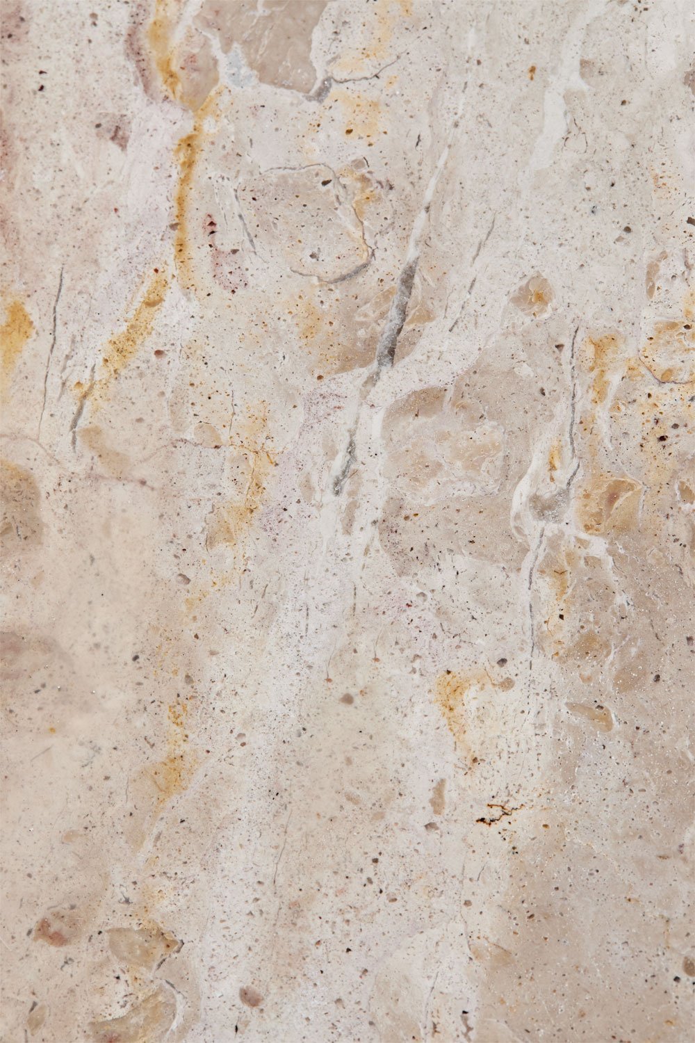 Tavolino laterale rotondo Ø35 cm in marmo Mencia, immagine della galleria 7