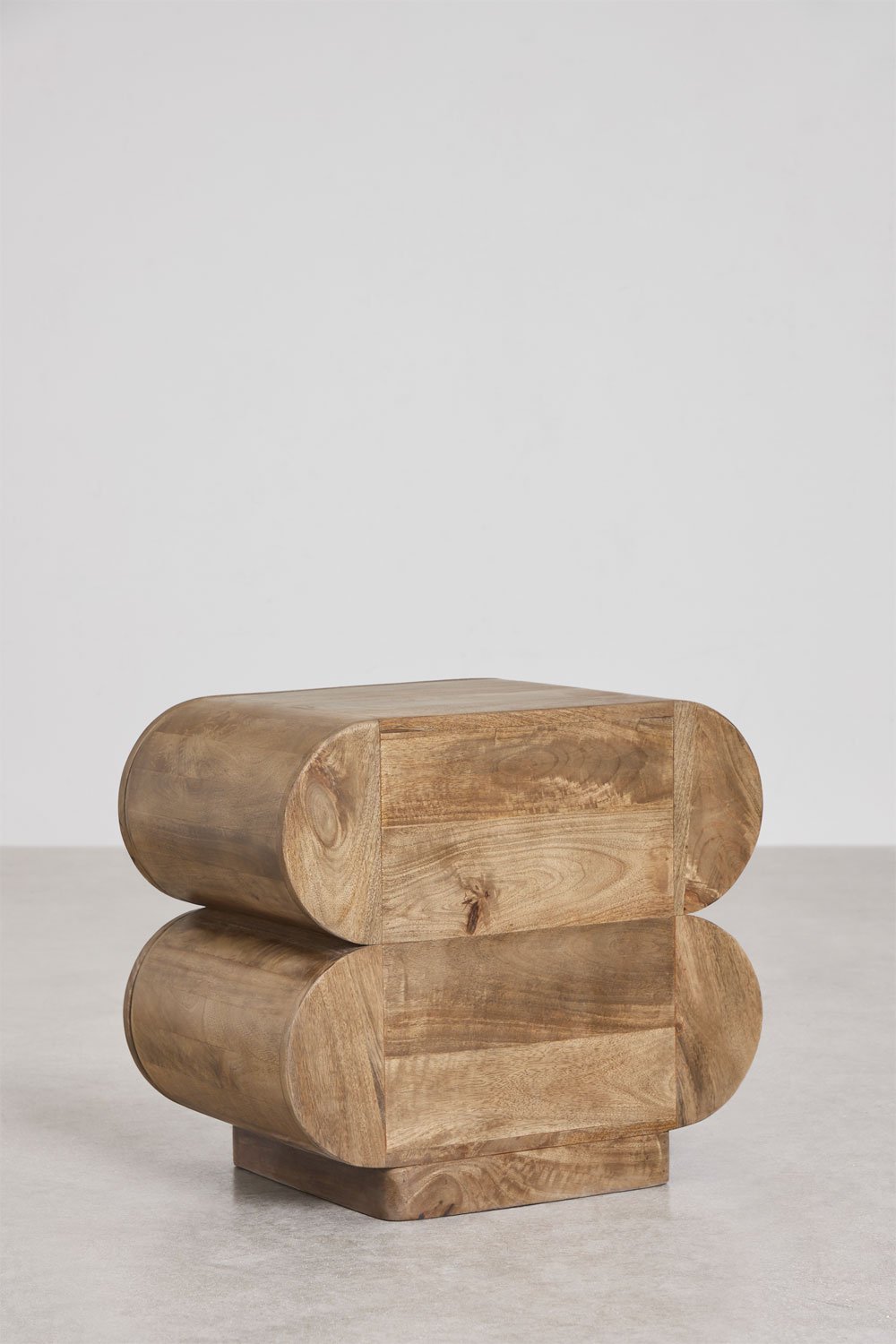 Confezione da 2 comodini 55x35 cm in legno di mango Elaia, immagine della galleria 5