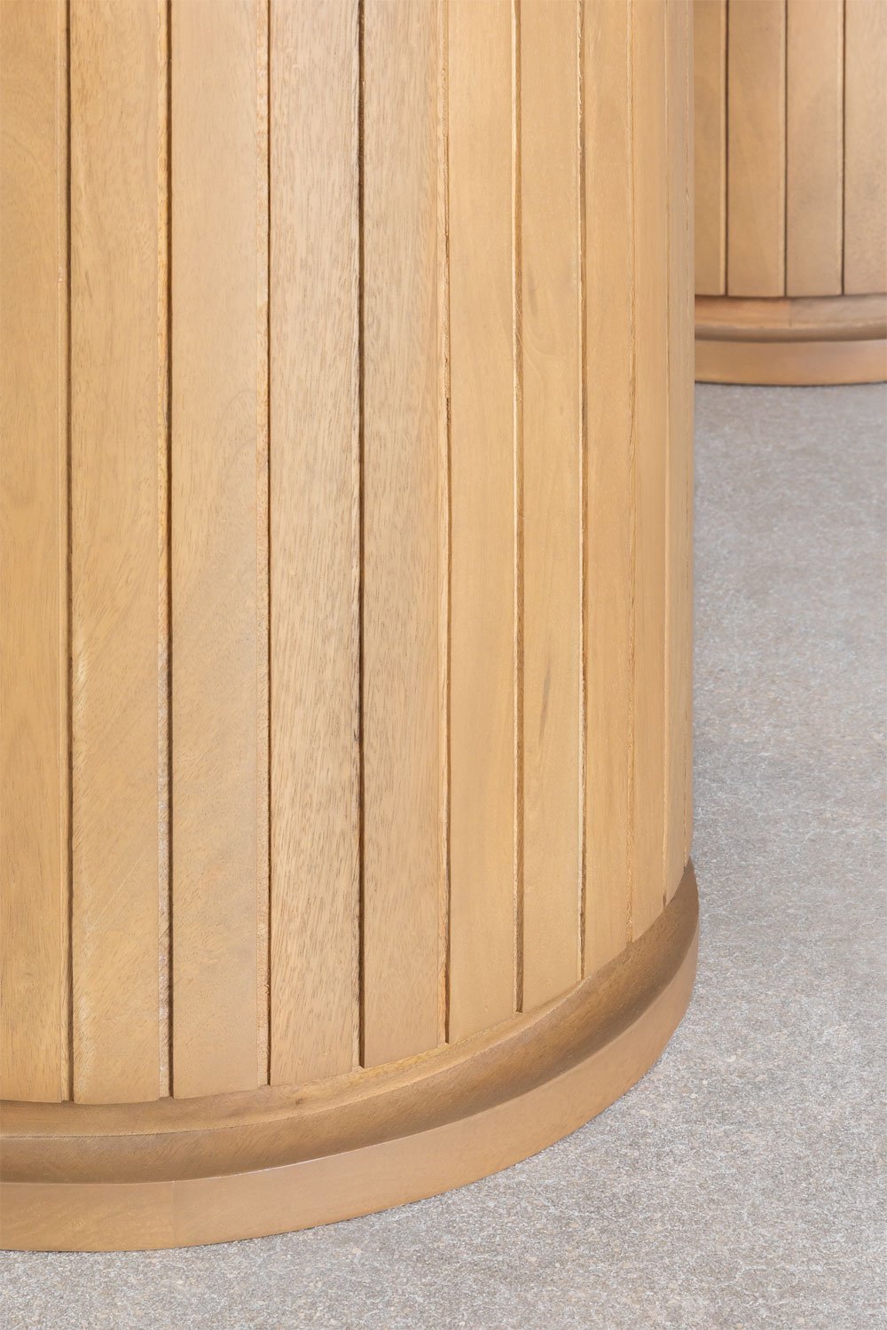 Tavolo da pranzo ovale 200x110 cm in legno di mango Analis, immagine della galleria 5