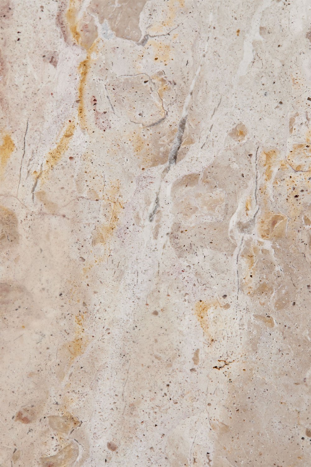 Comodino rotondo Ø35 cm in marmo Mencia, immagine della galleria 7